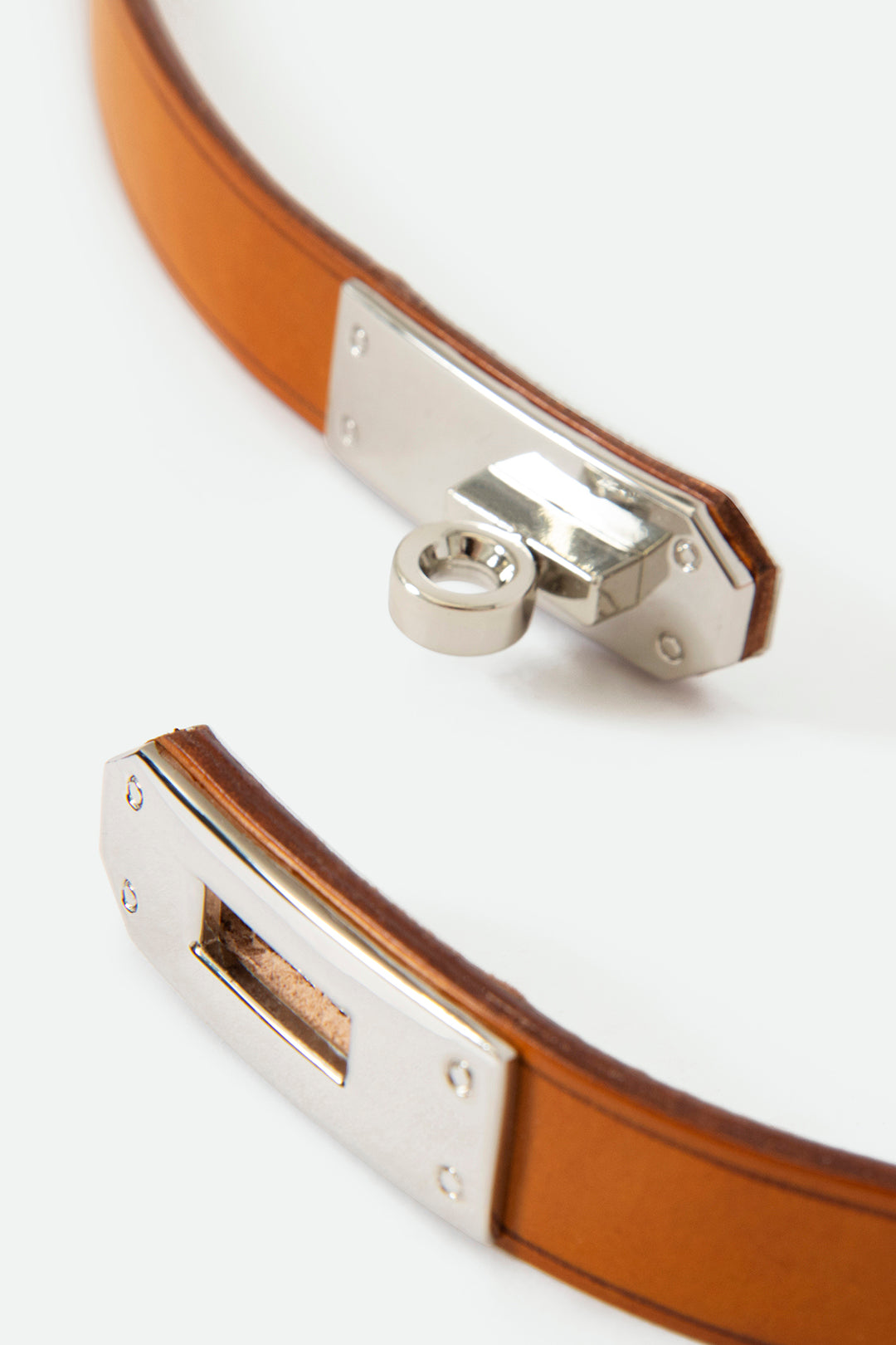 BENOIR BELT IN CORDOVON LEATHER LONDON TAN