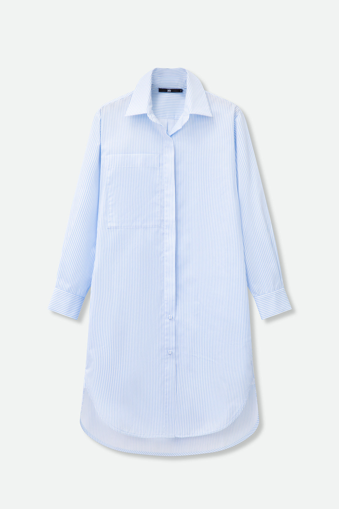 DEAN SHIRTDRESS IN ITALIAN COTTON STRIPE