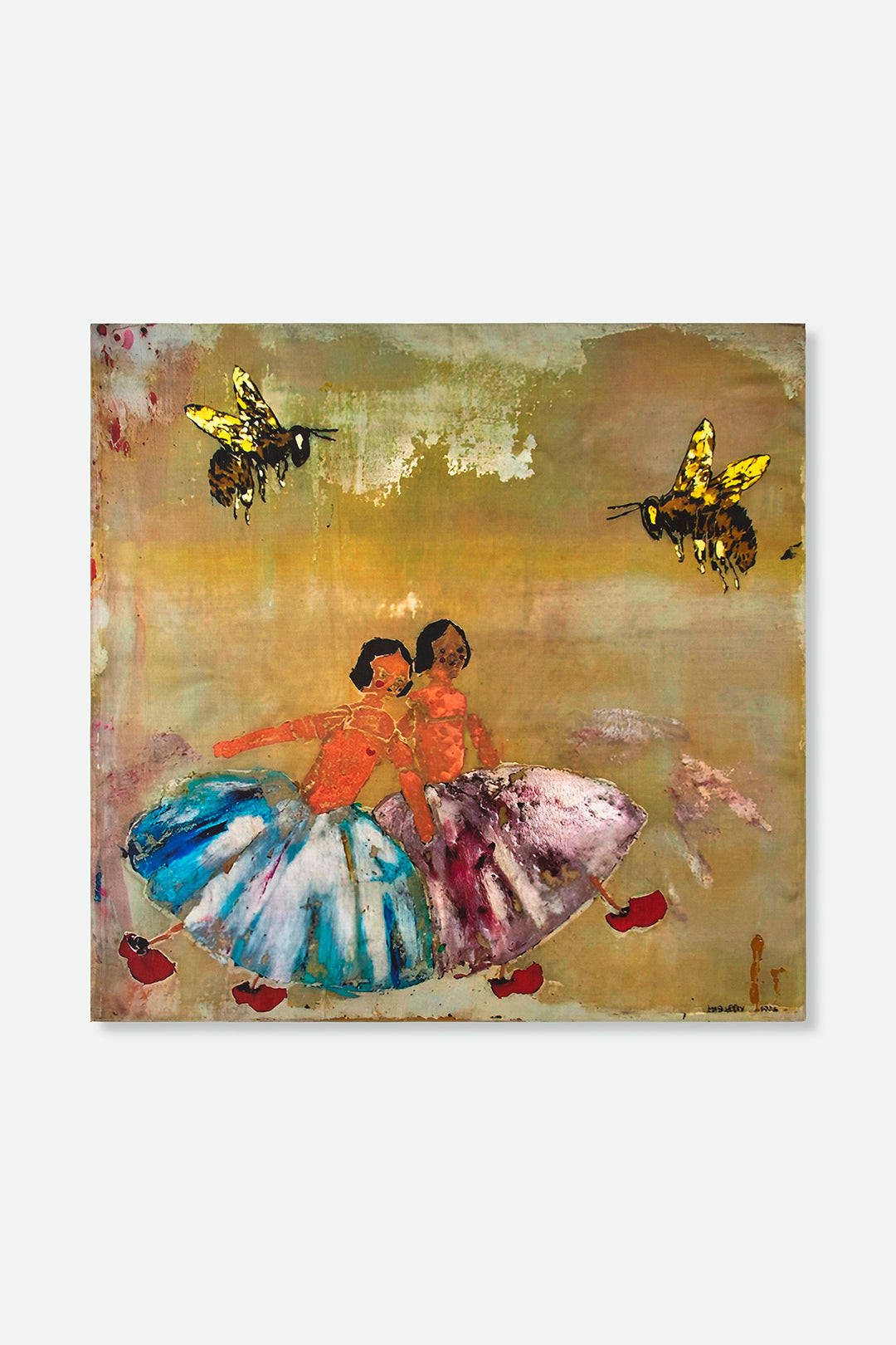 SILK TWILL SQUARE SCARF DANCERS