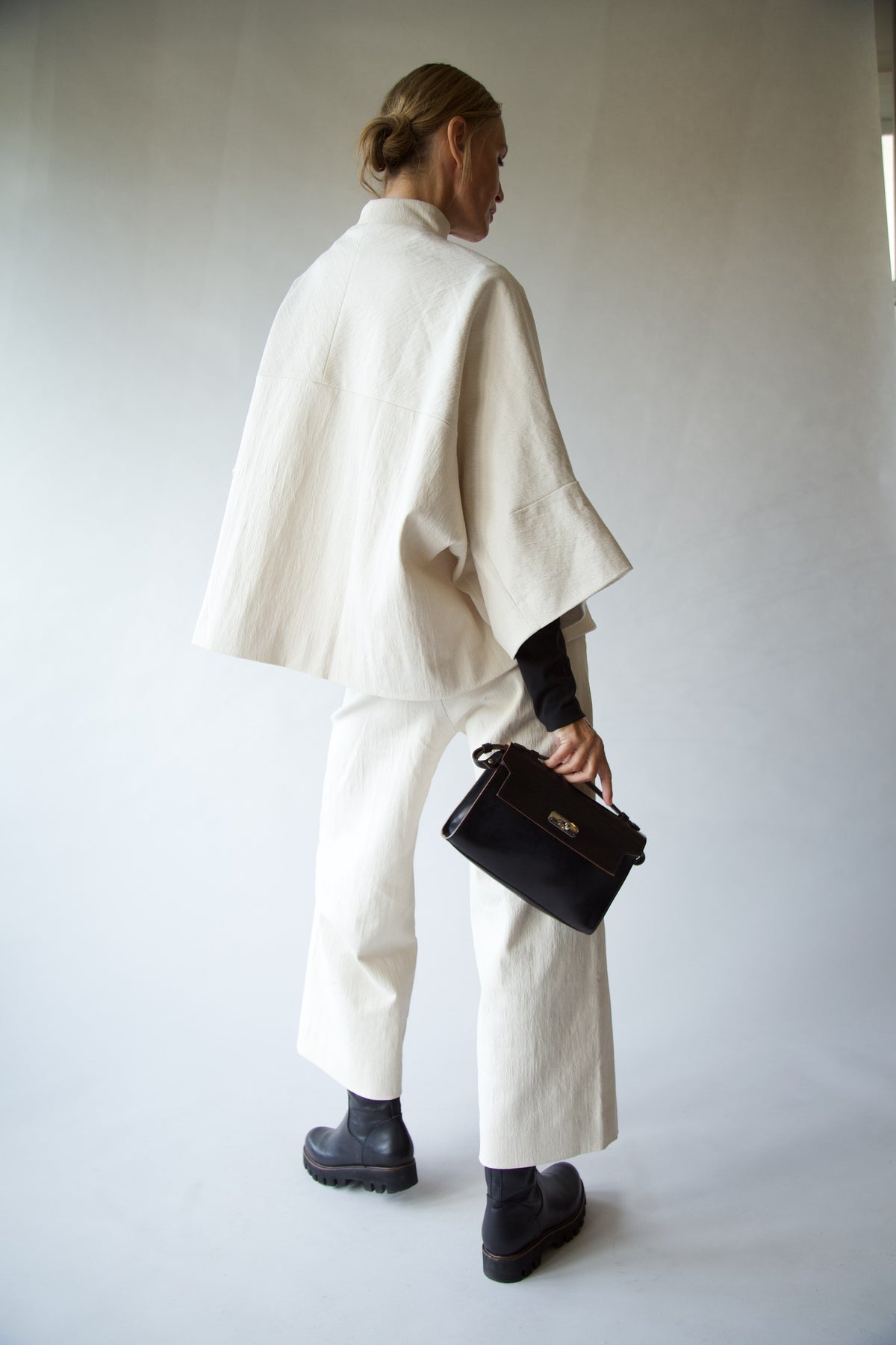 VALE JACKET IN ITALIAN COTTON STRETCH TWILL