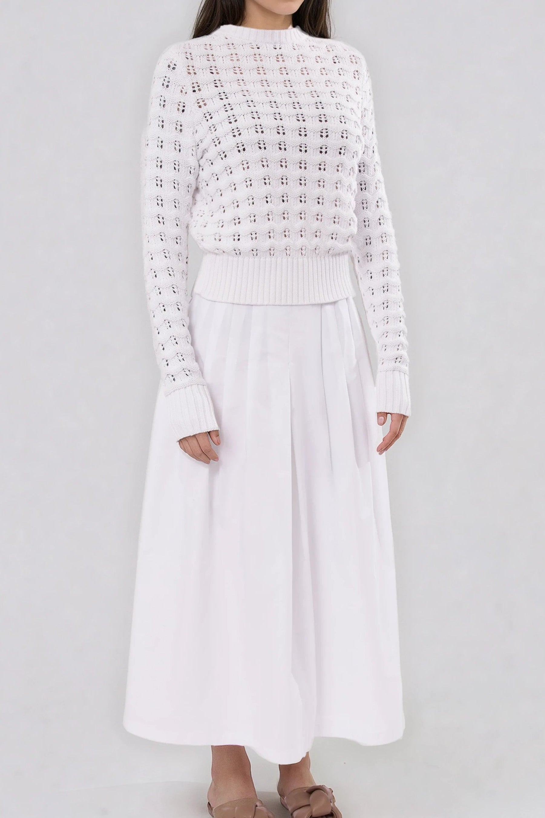 QUINN CARDIGAN IN ITALIAN COTTON KNIT