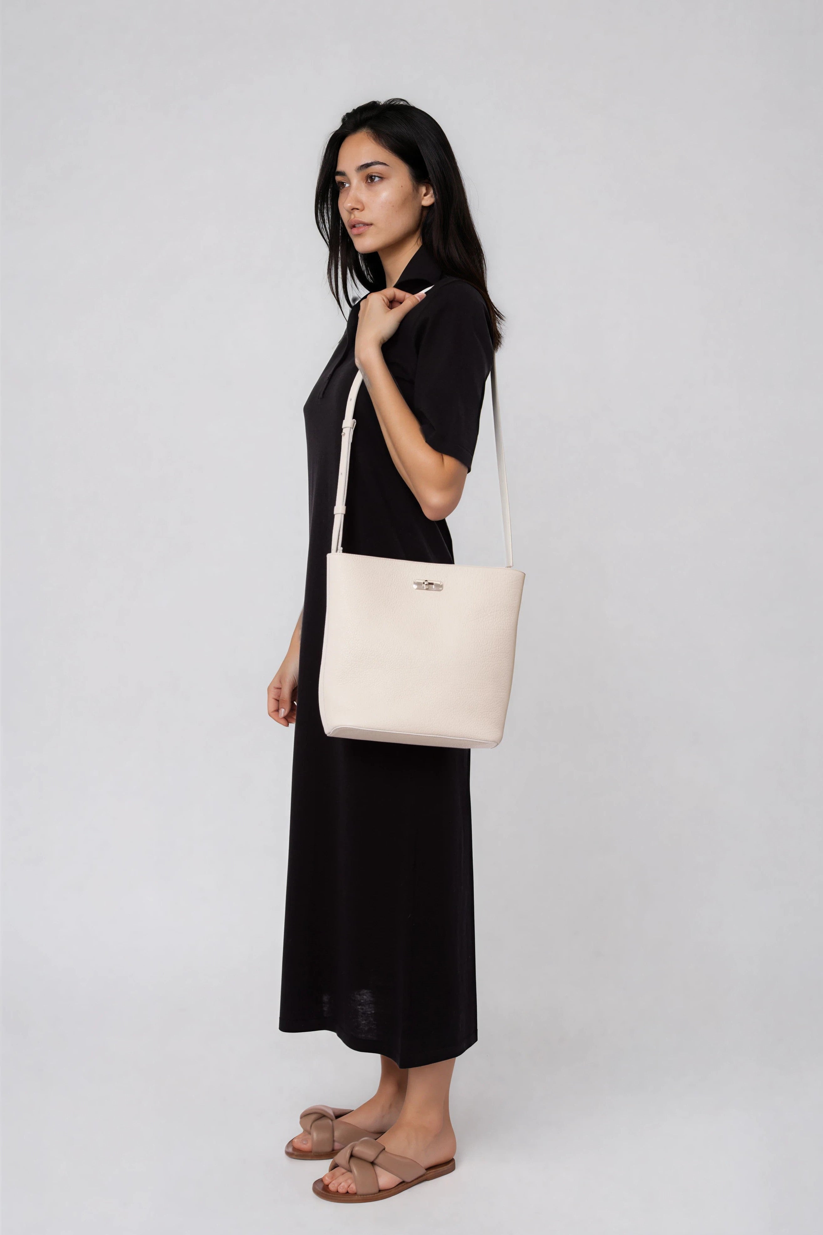 DYLAN POLO DRESS IN FINE GAUGE ITALIAN SILK COTTON