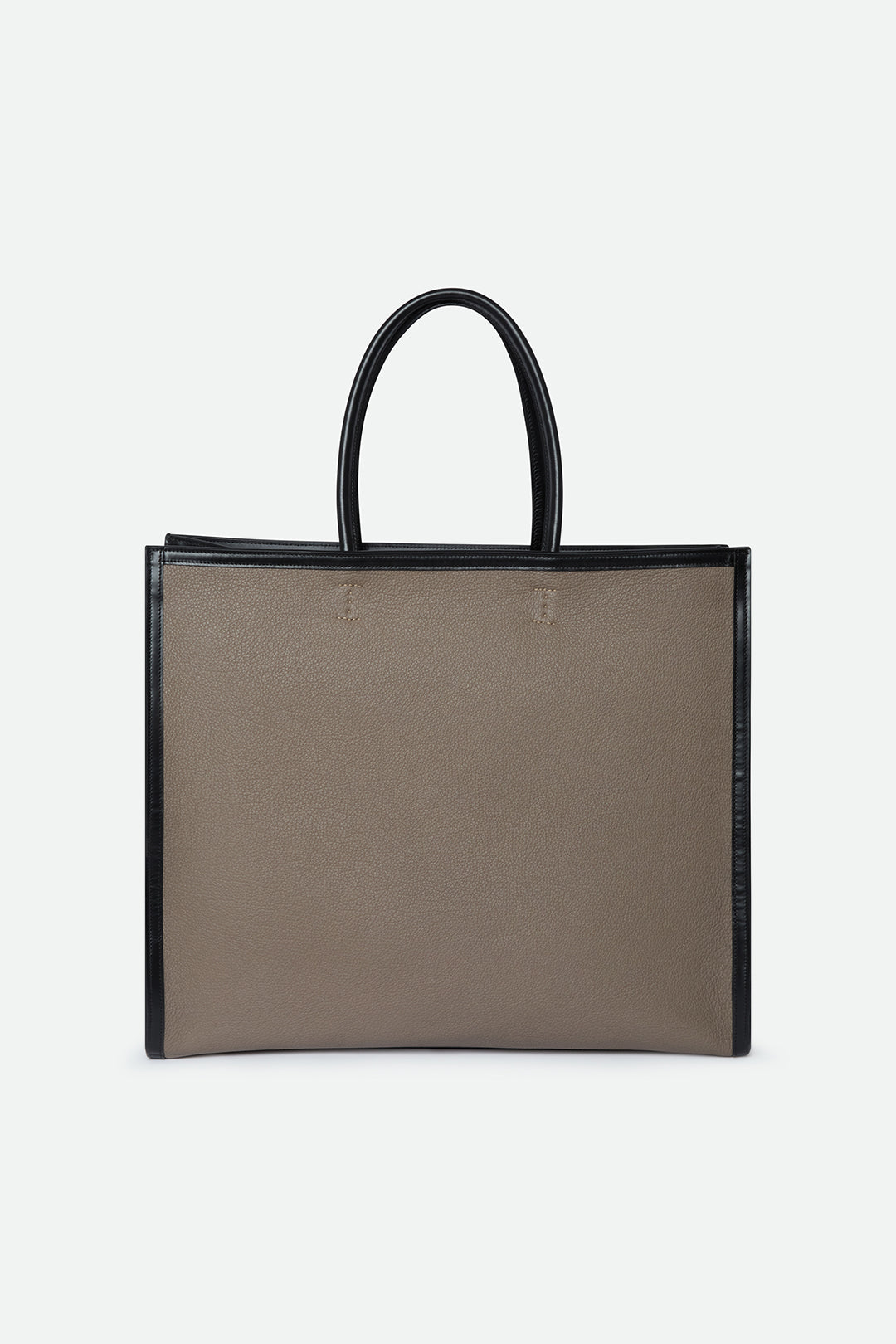 BETTONA 19" IN ITALIAN LEATHER TAUPE