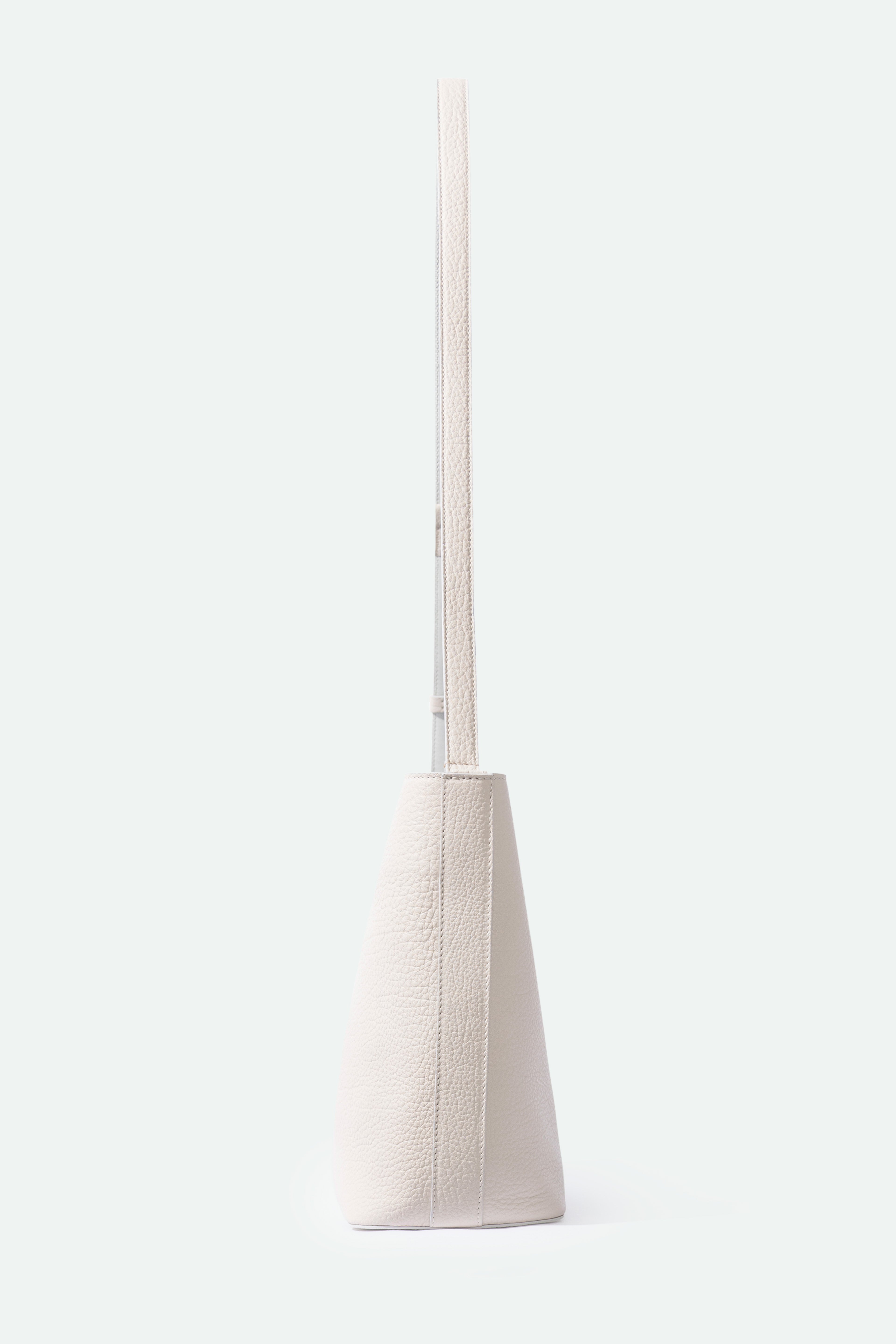 BRESCIA BAG IN ITALIAN LEATHER BUTTER WHITE