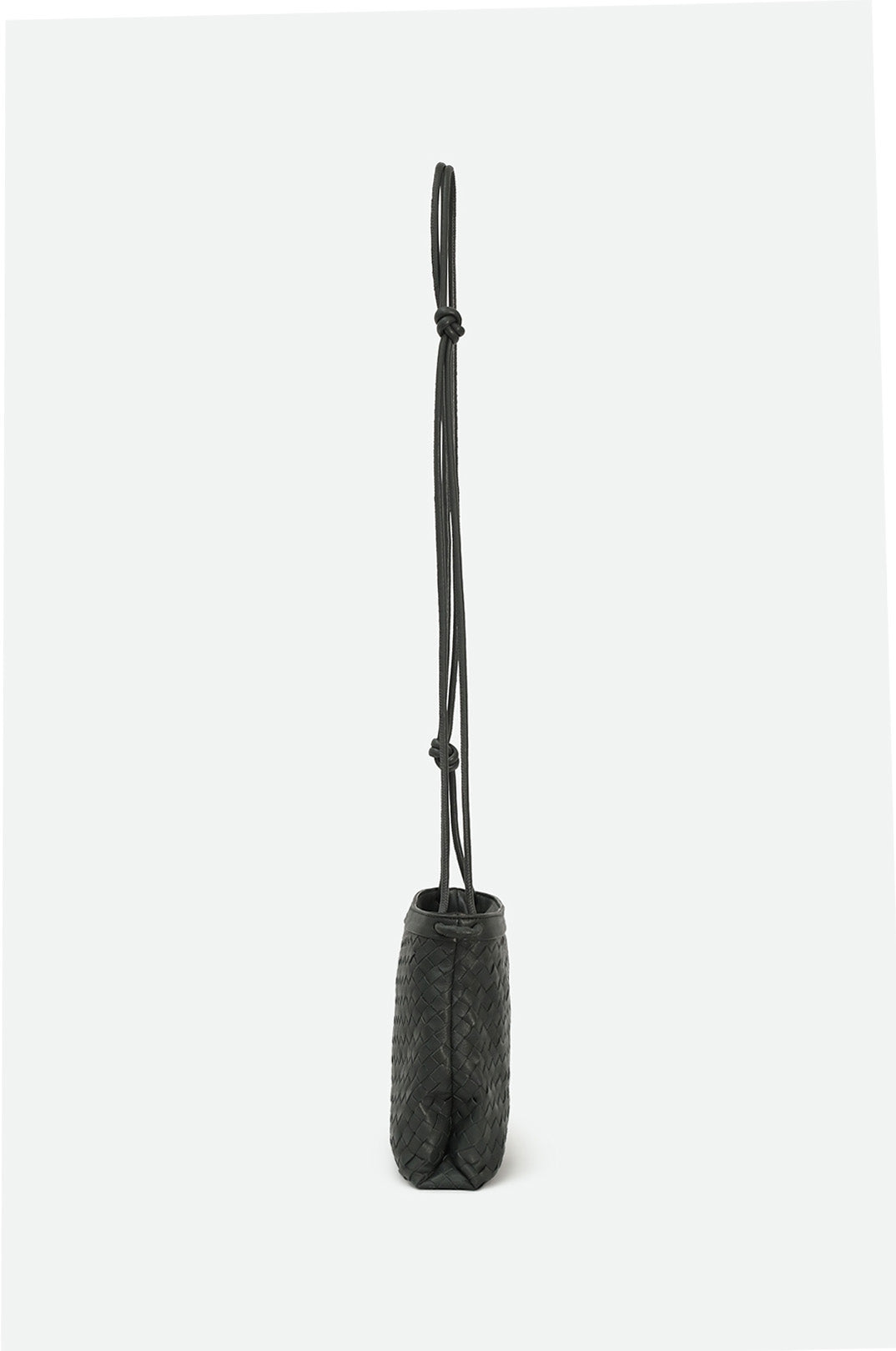 BELLIZZI BAG IN WOVEN ITALIAN LEATHER FOREST