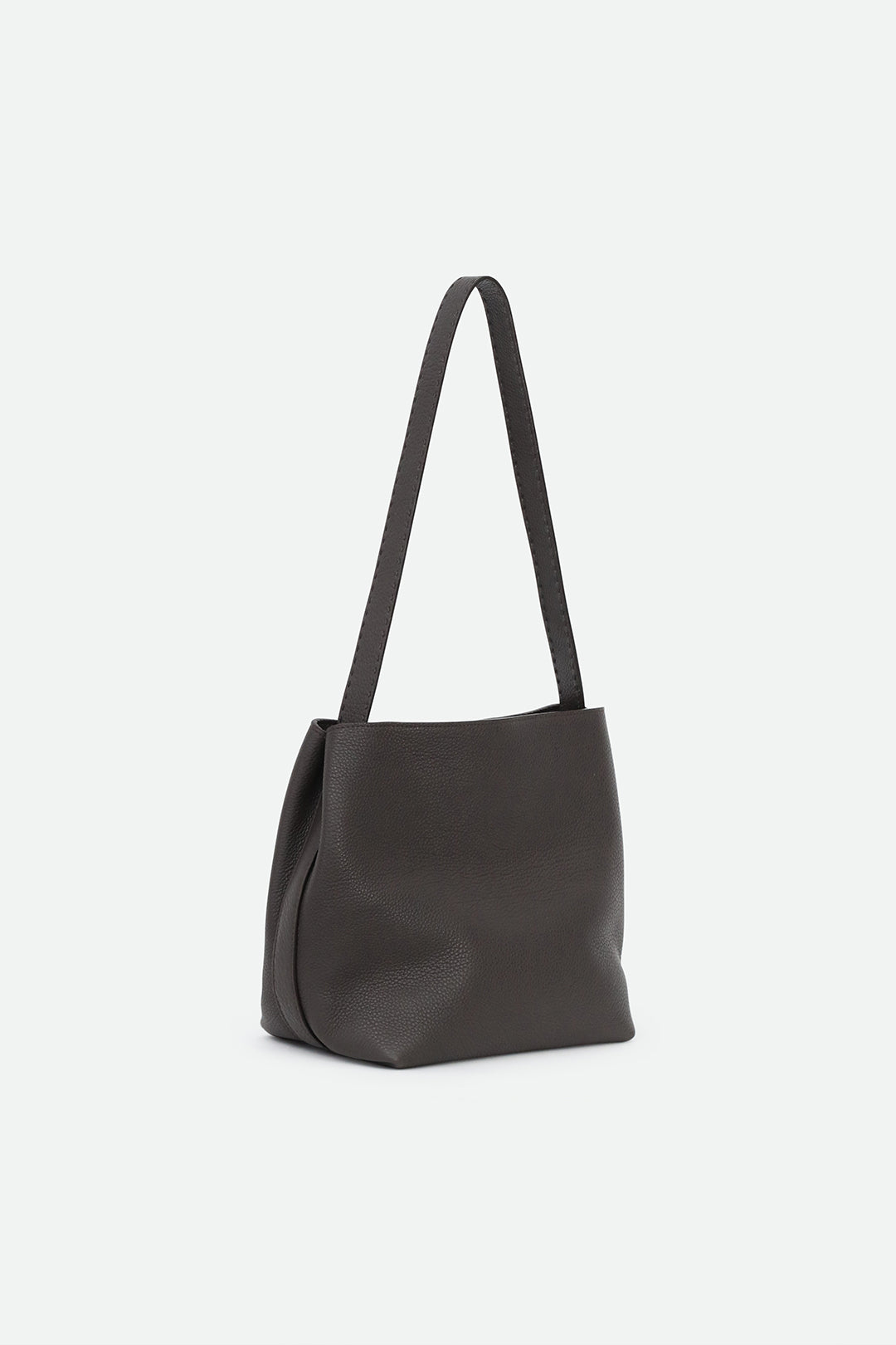 BEAU BAG IN ITALIAN CALFSKIN MOCHA DARK BROWN