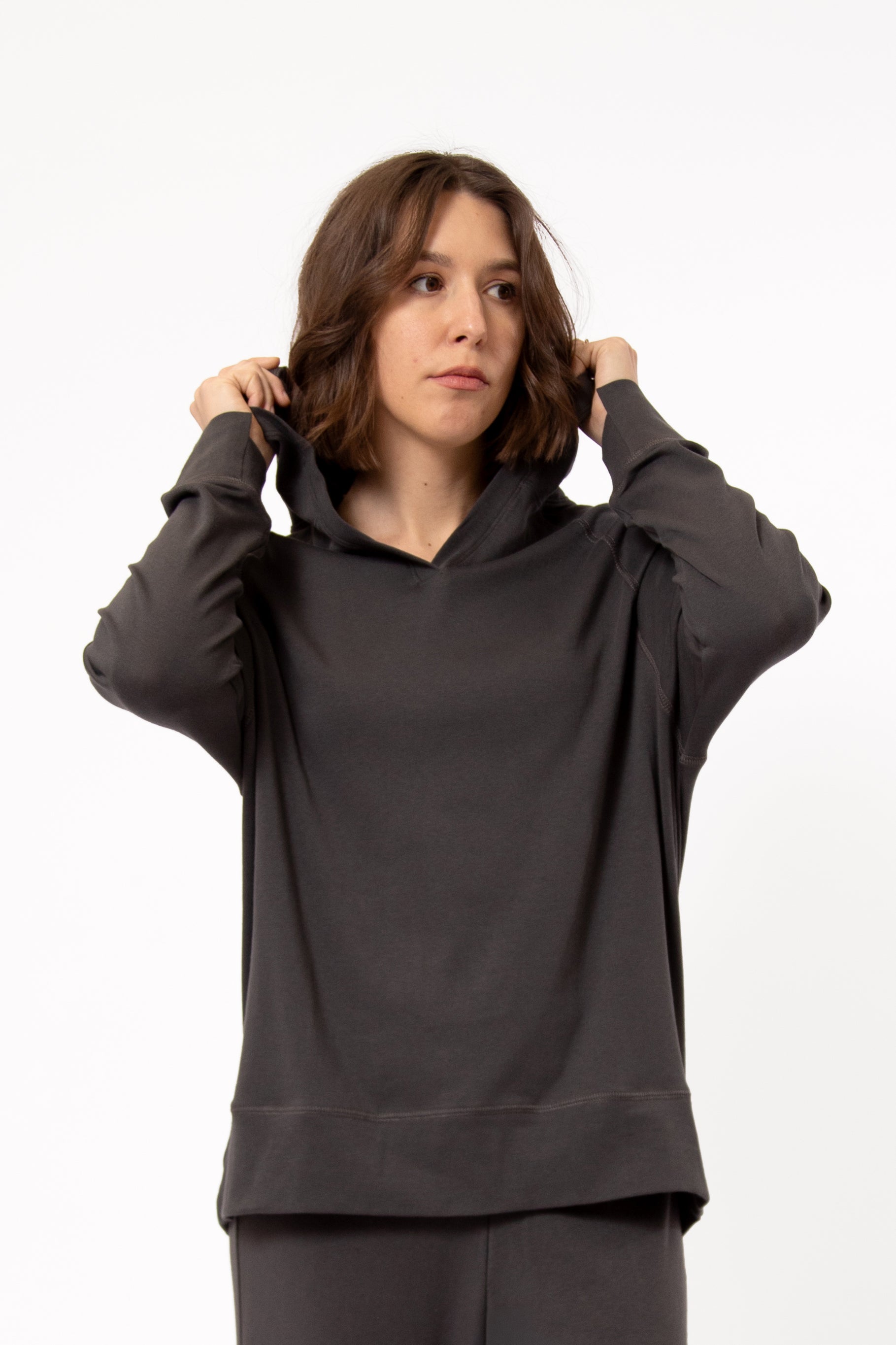 ADDY HOODY IN PIMA COTTON STRETCH