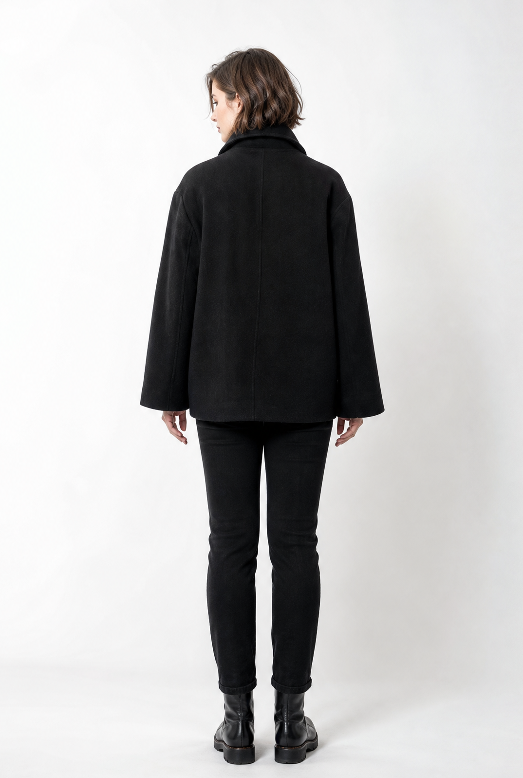 BARDOT PEACOAT IN ITALIAN WOOL