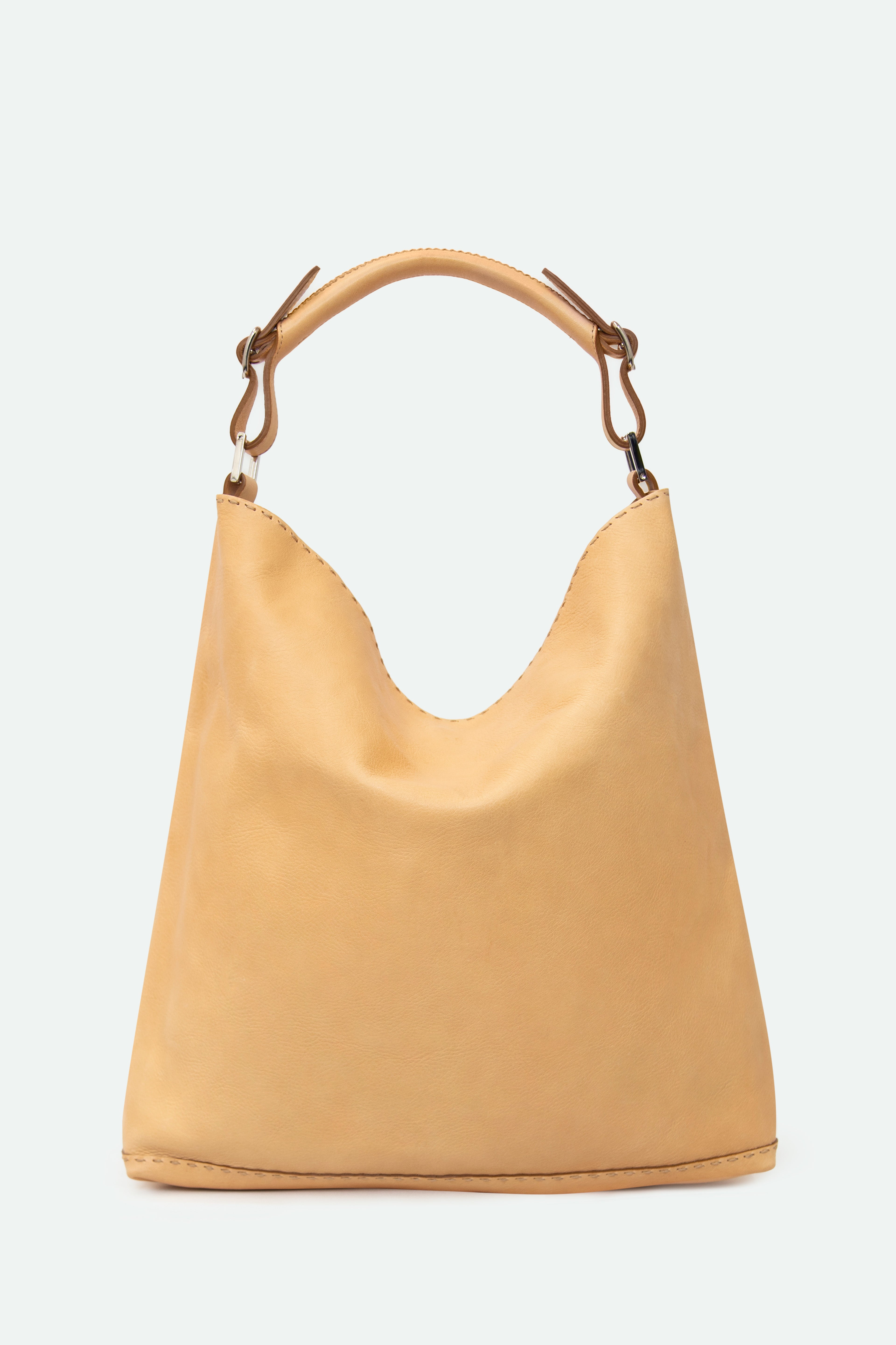 BASTIAN BAG IN FRENCH CALFSKIN GOLDEN SAND