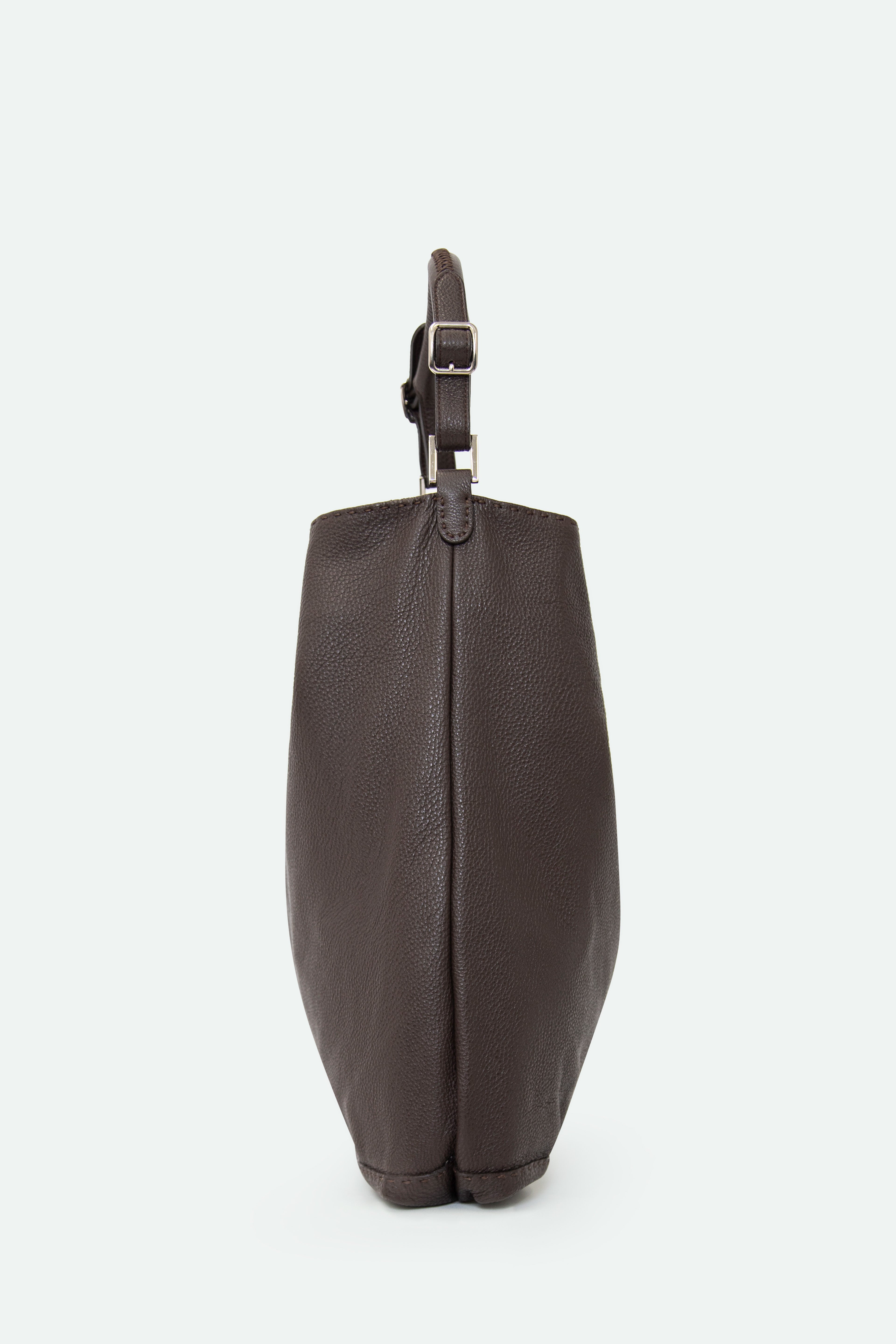 BASTIAN BAG IN FRENCH CALFSKIN CHOCOLATE