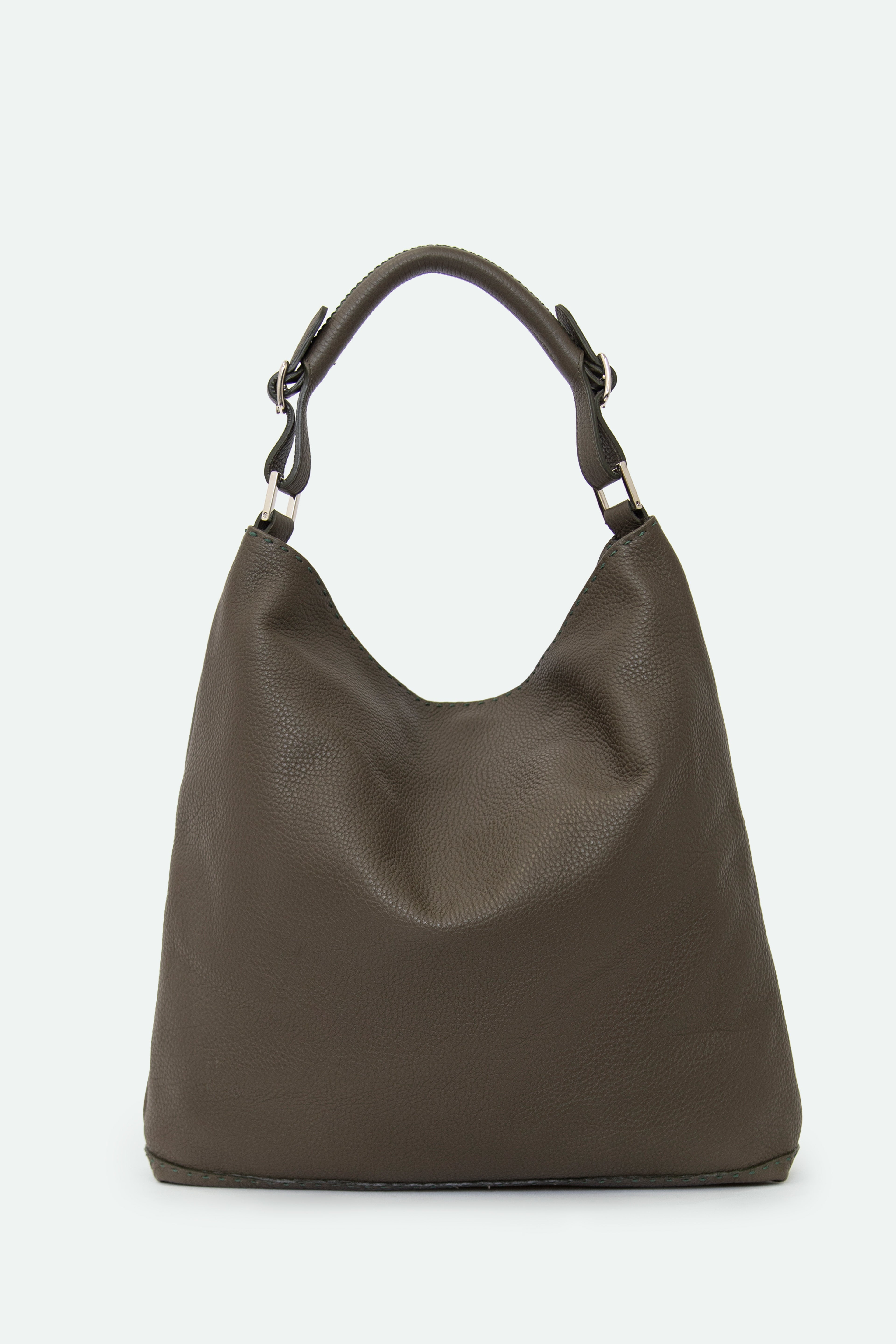 BASTIAN BAG IN FRENCH CALFSKIN OLIVE