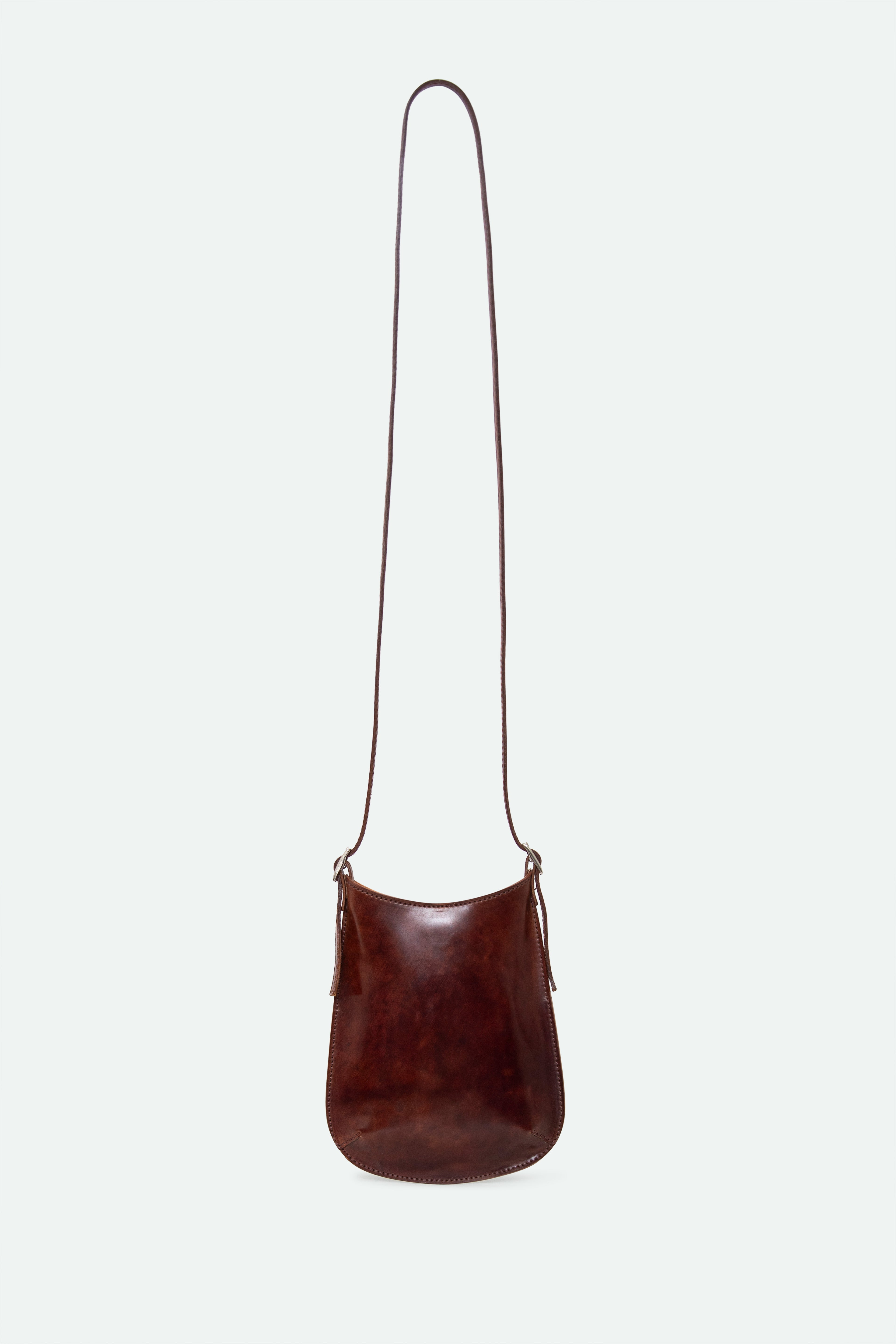 BELLAR BAG IN CORDOVAN LEATHER SADDLE