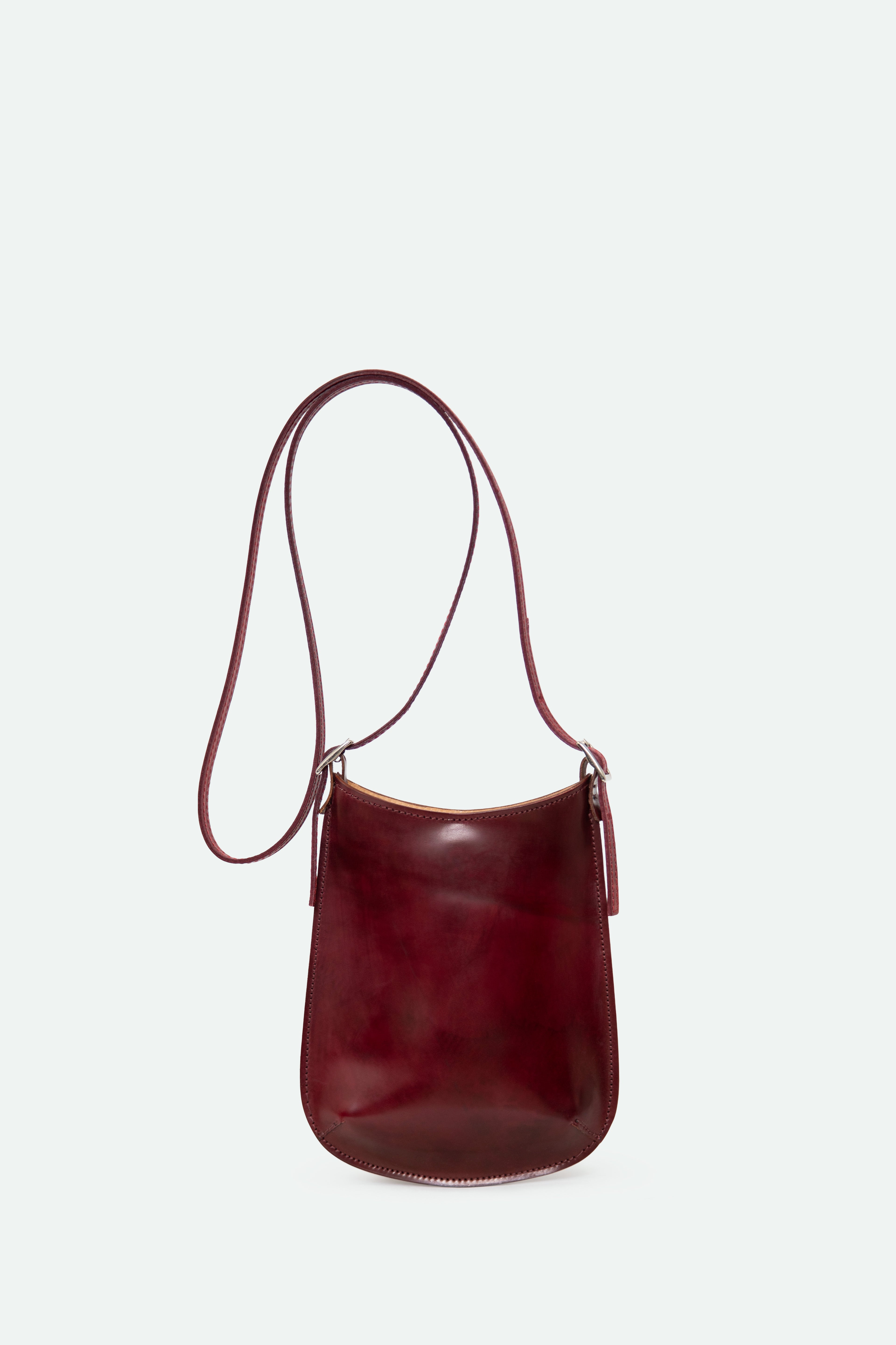 BELLAR BAG IN CORDOVAN LEATHER RED
