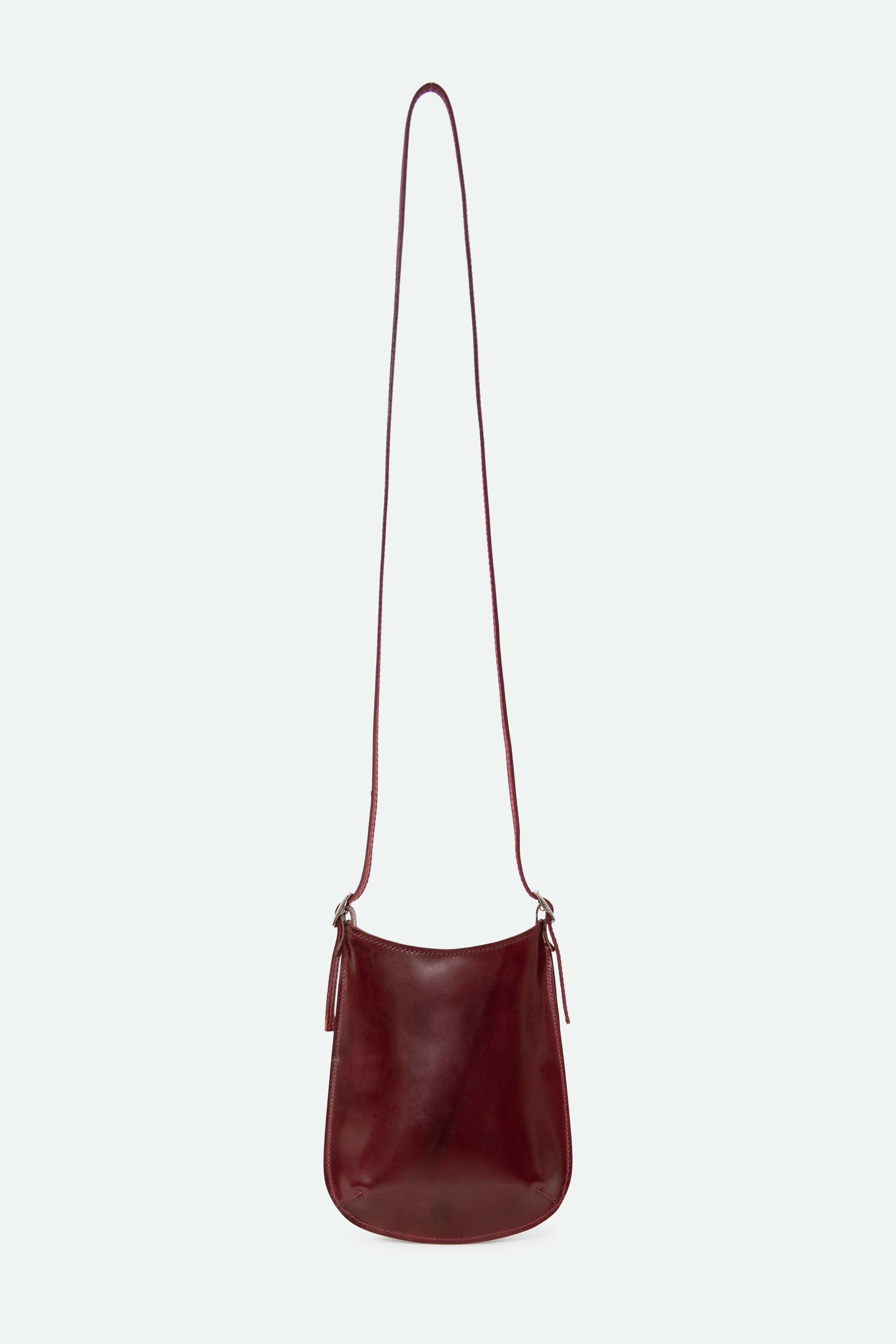 BELLAR BAG IN CORDOVAN LEATHER RED
