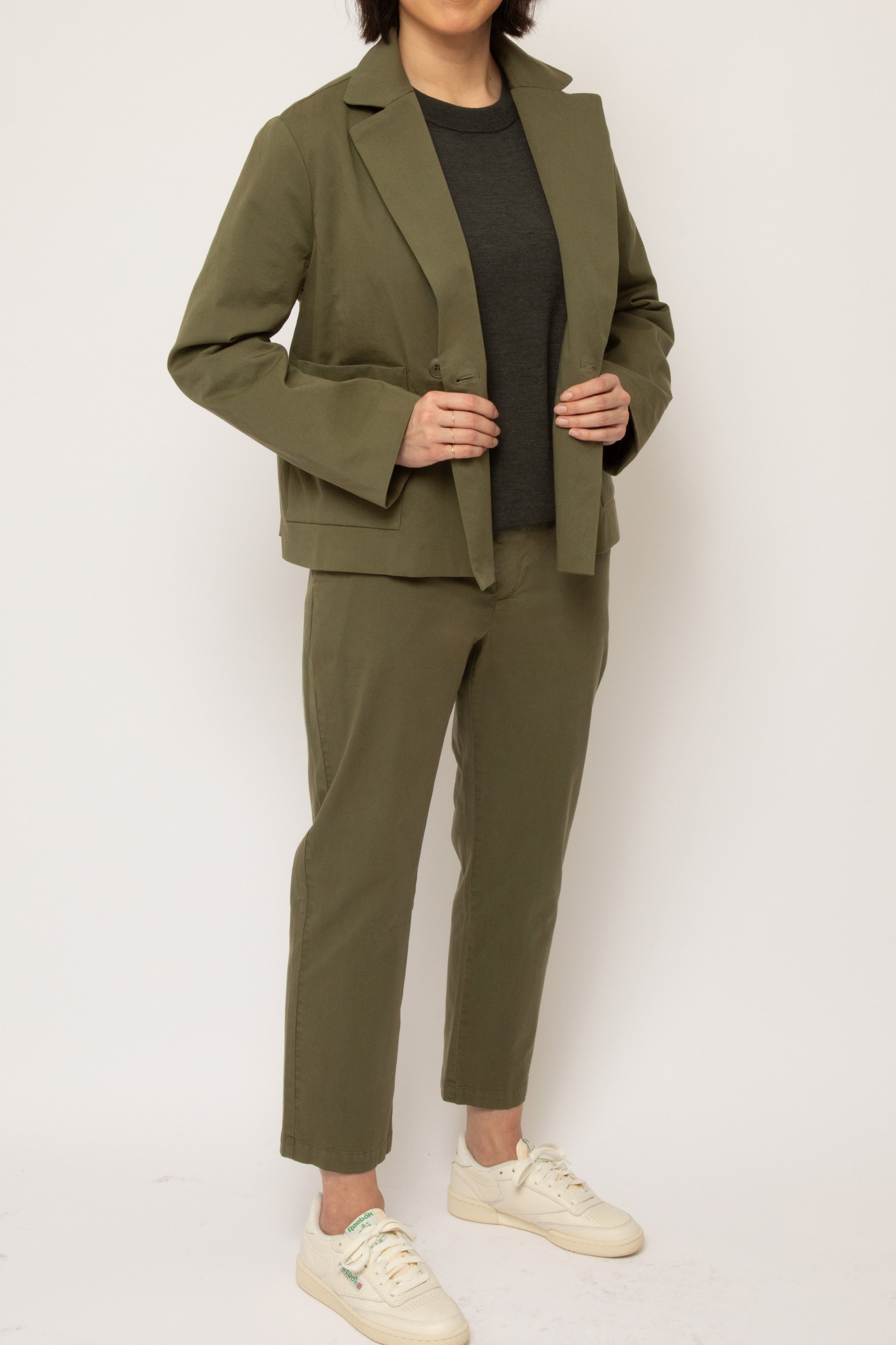 NICO LONG SLEEVE CREW & SCARF IN FINE MERINO