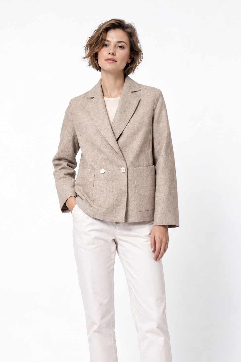 BERNAY BLAZER IN ITALIAN WOOL