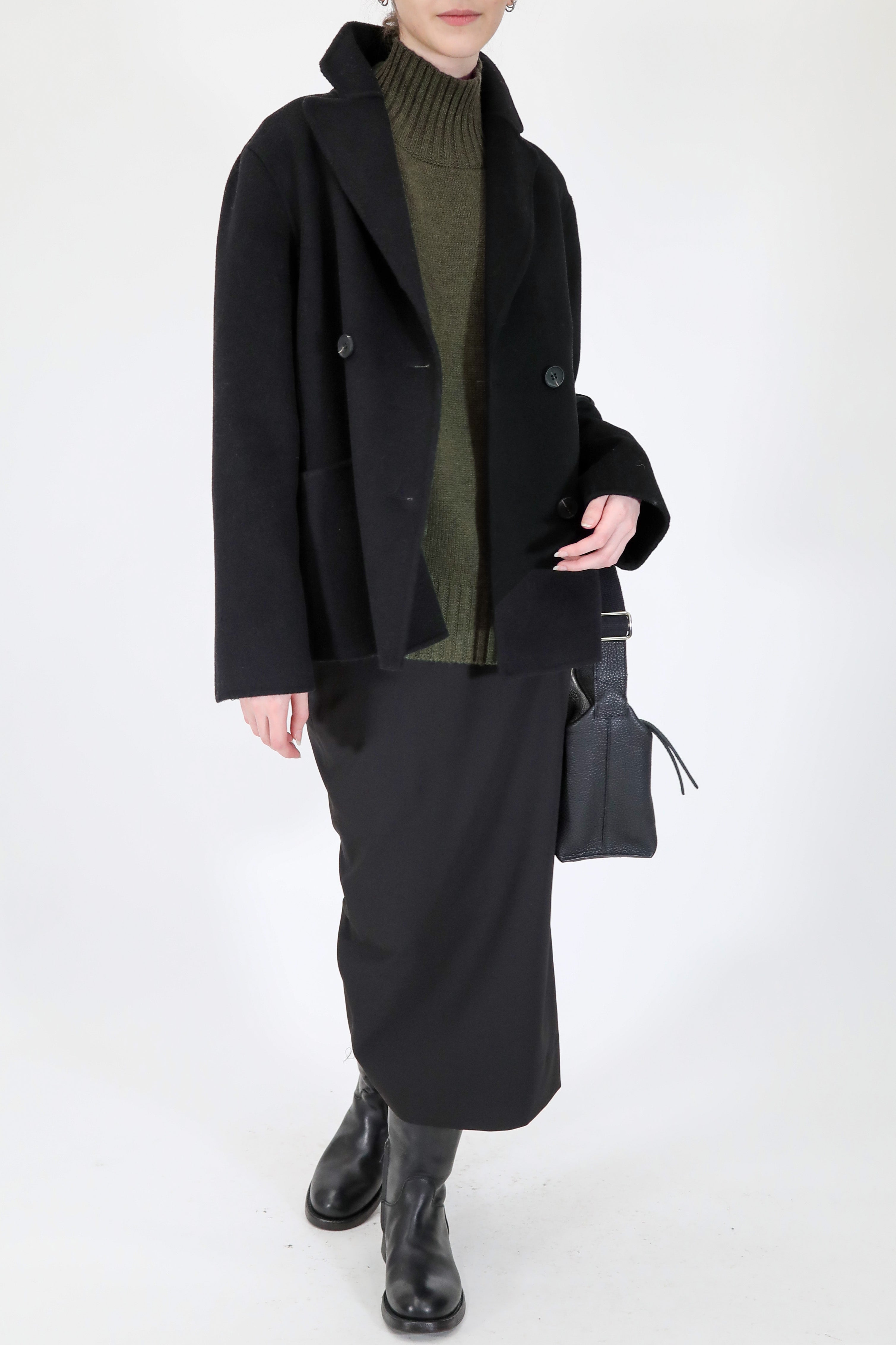 BERWICK TURTLENECK SWEATER IN CASHMERE MERINO 4 PLY KNIT