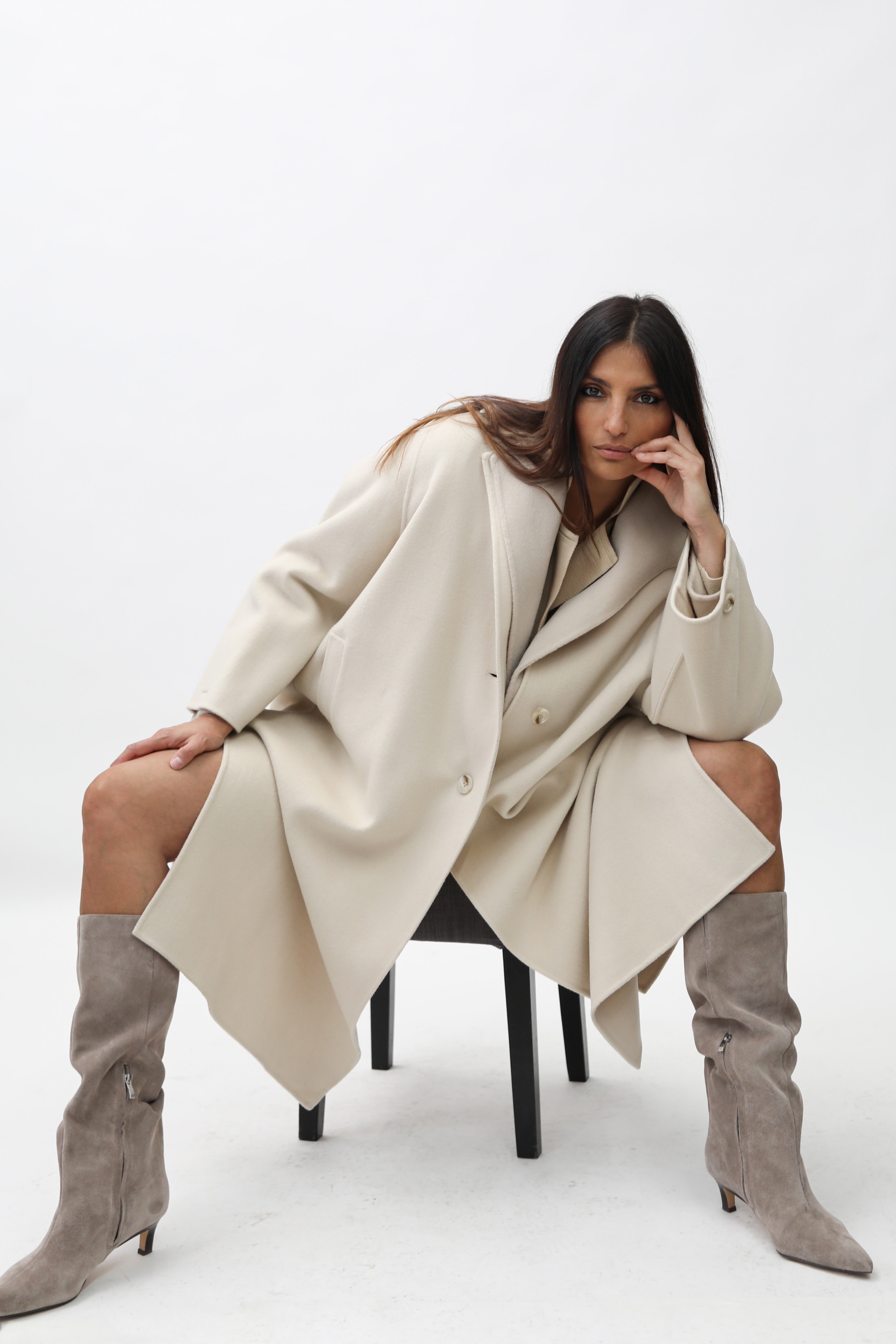 BLYTHE COAT IN DOUBLE FACE CASHMERE