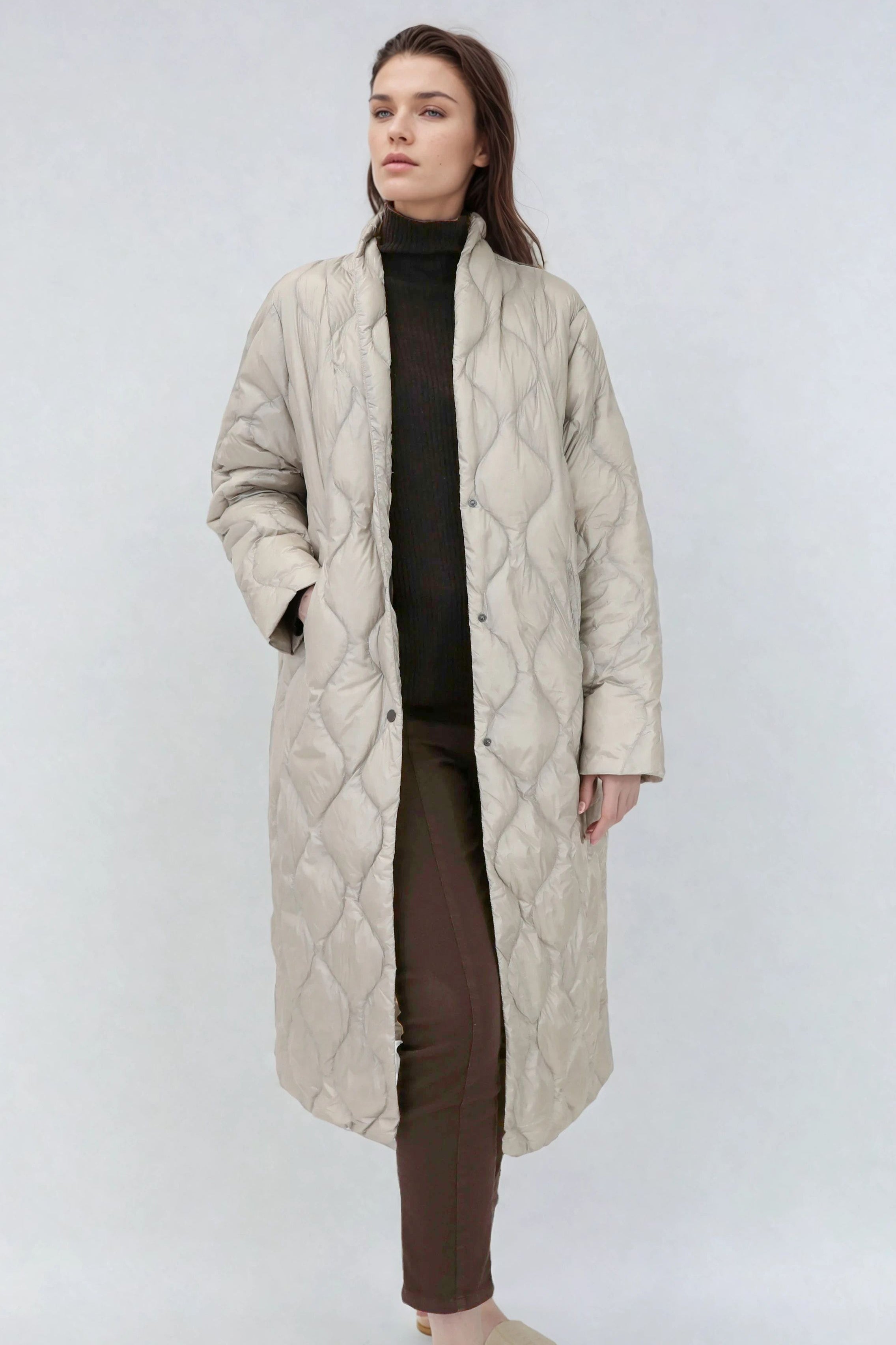 BRENTA COAT IN ULTRALIGHT GOOSE DOWN