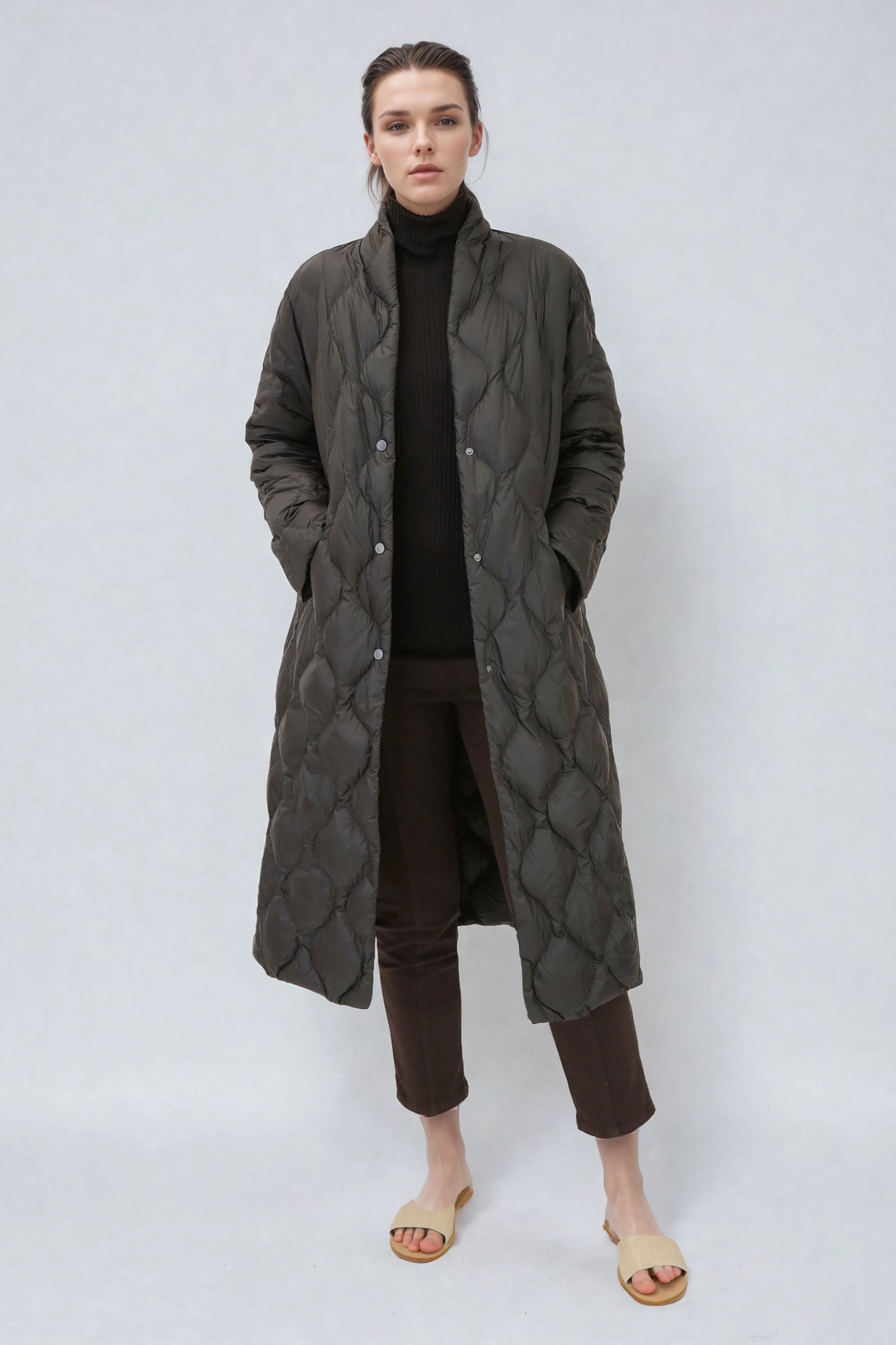 BRENTA COAT IN ULTRALIGHT GOOSE DOWN