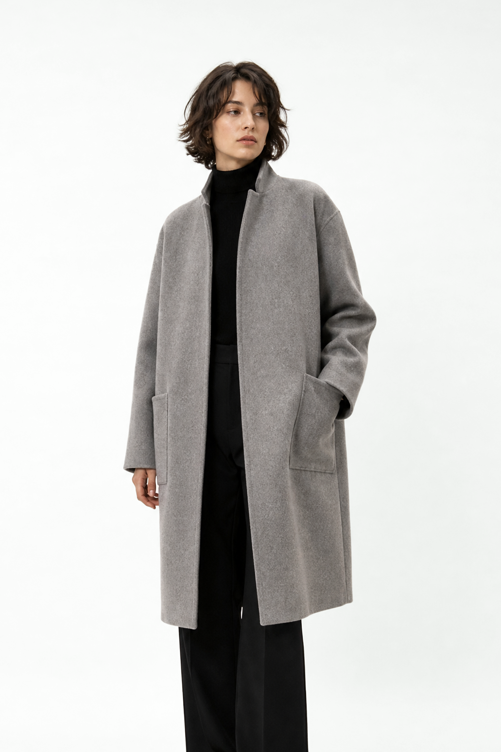 CARLIE COAT IN DOUBLE FACE WOOL
