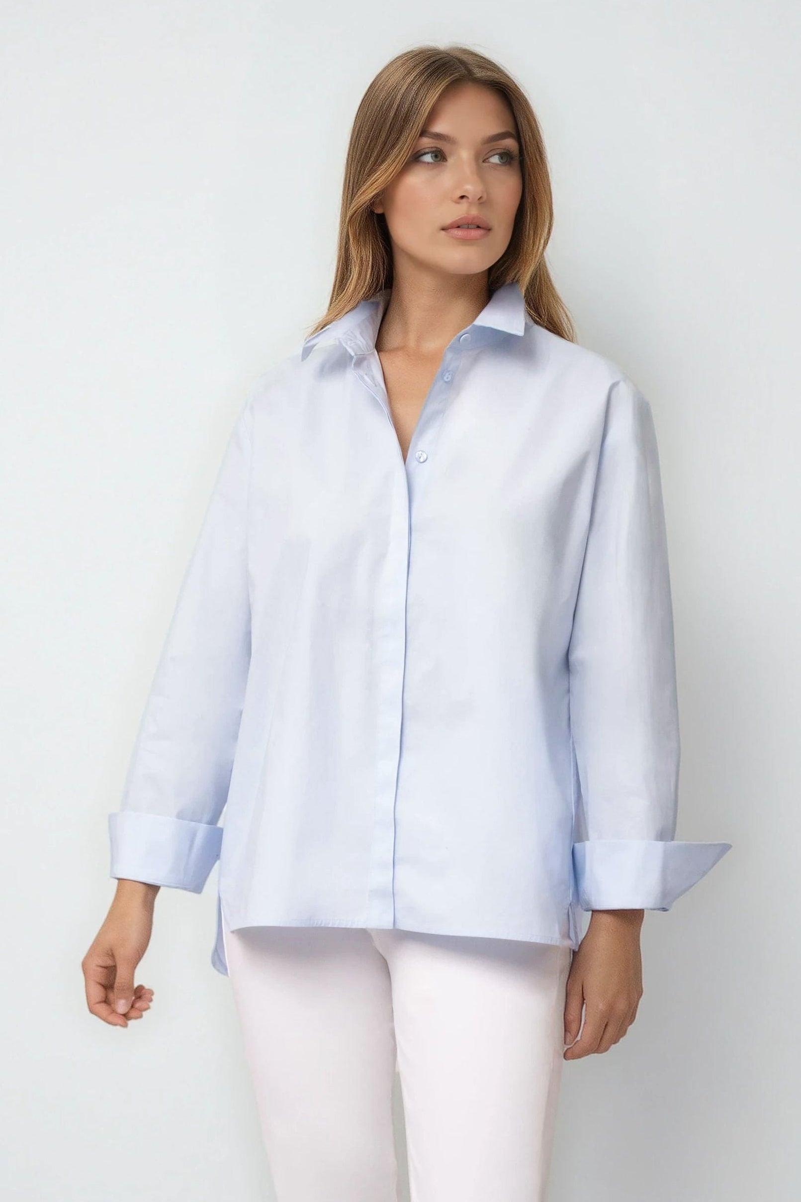 CHELSEA SHIRT IN ITALIAN COTTON POPLIN STRETCH