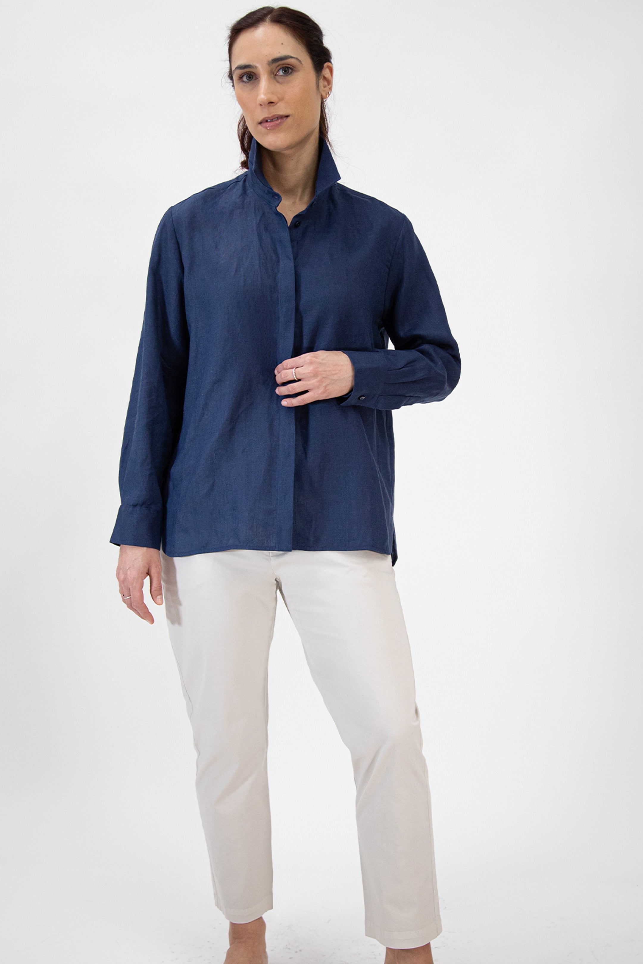 CHELSEA SHIRT IN ITALIAN LINEN