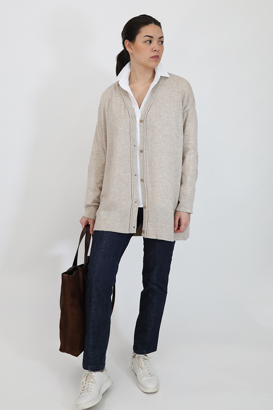 NELS BOYFRIEND CARDIGAN IN CASHMERE BLEND