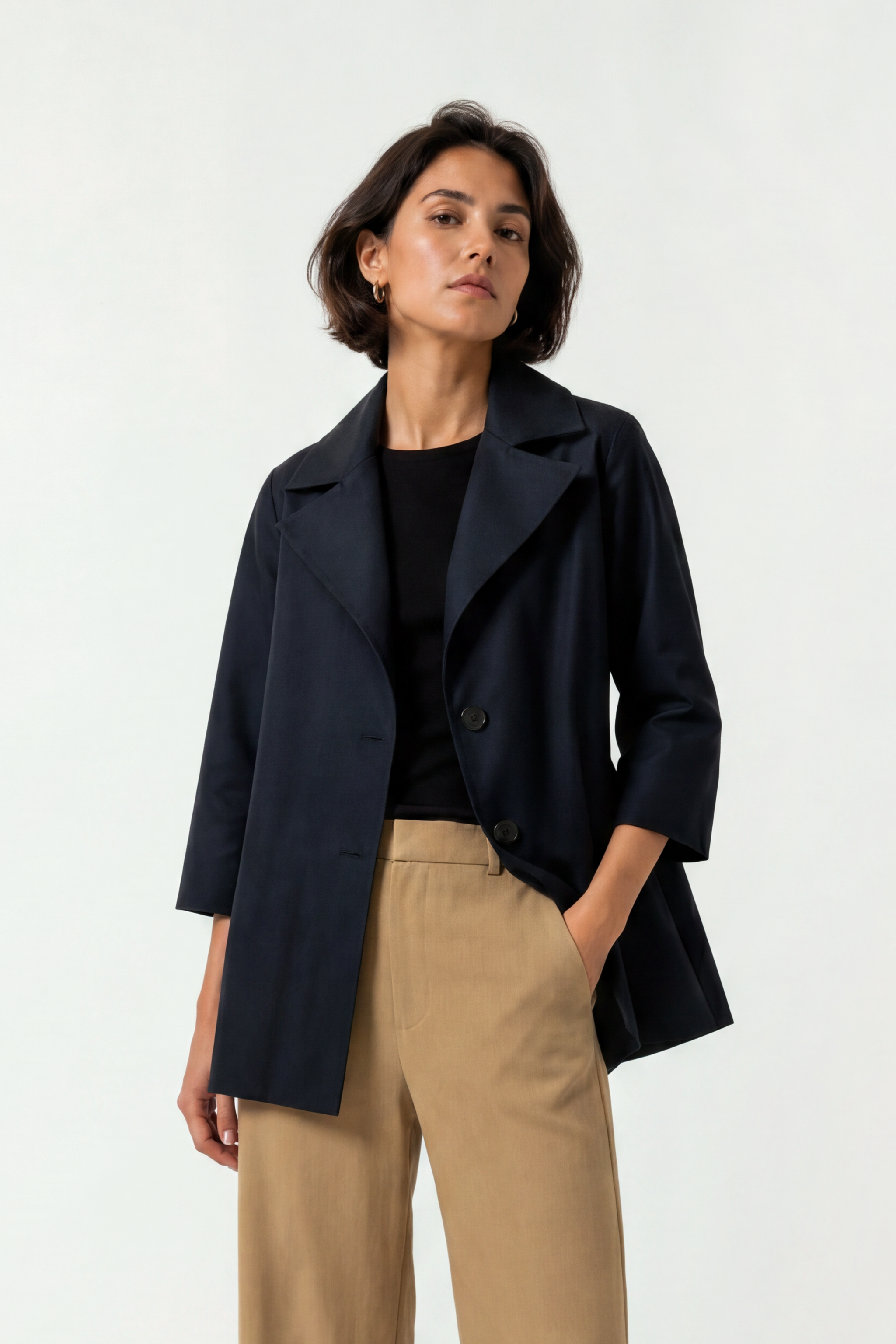 CITY JACKET IN ITALIAN FINE STRETCH COTTON