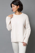 CORINNE CASHMERE CREWNECK SWEATER