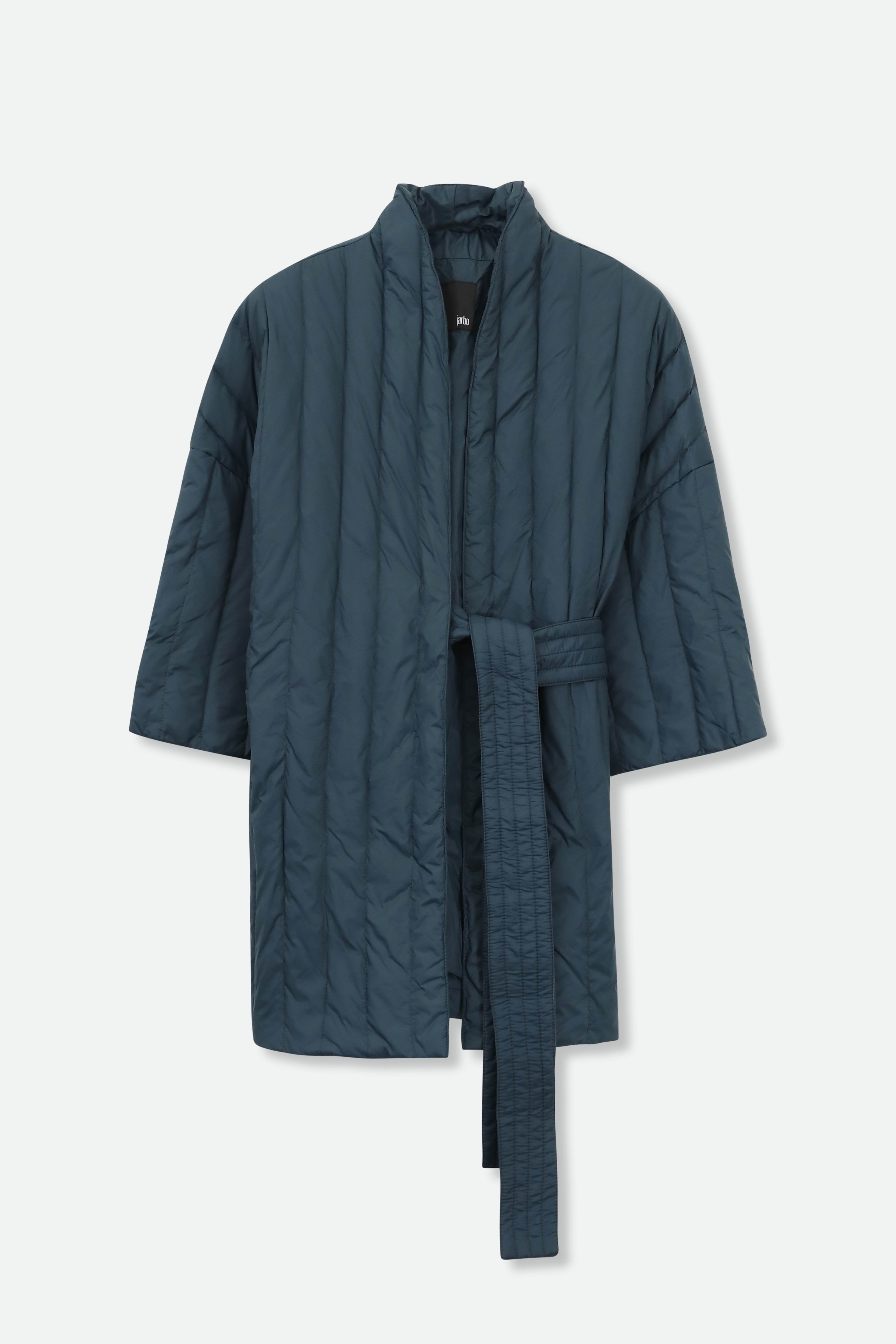 KIMONO BARN COAT IN GOOSE DOWN