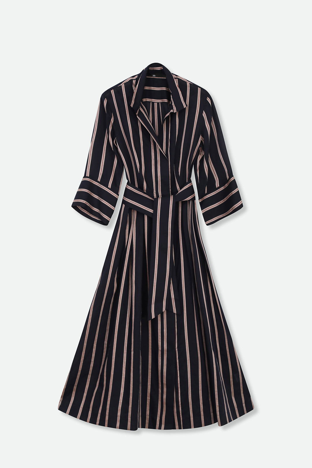 DUNE DRESS IN ITALIAN COTTON STRIPE