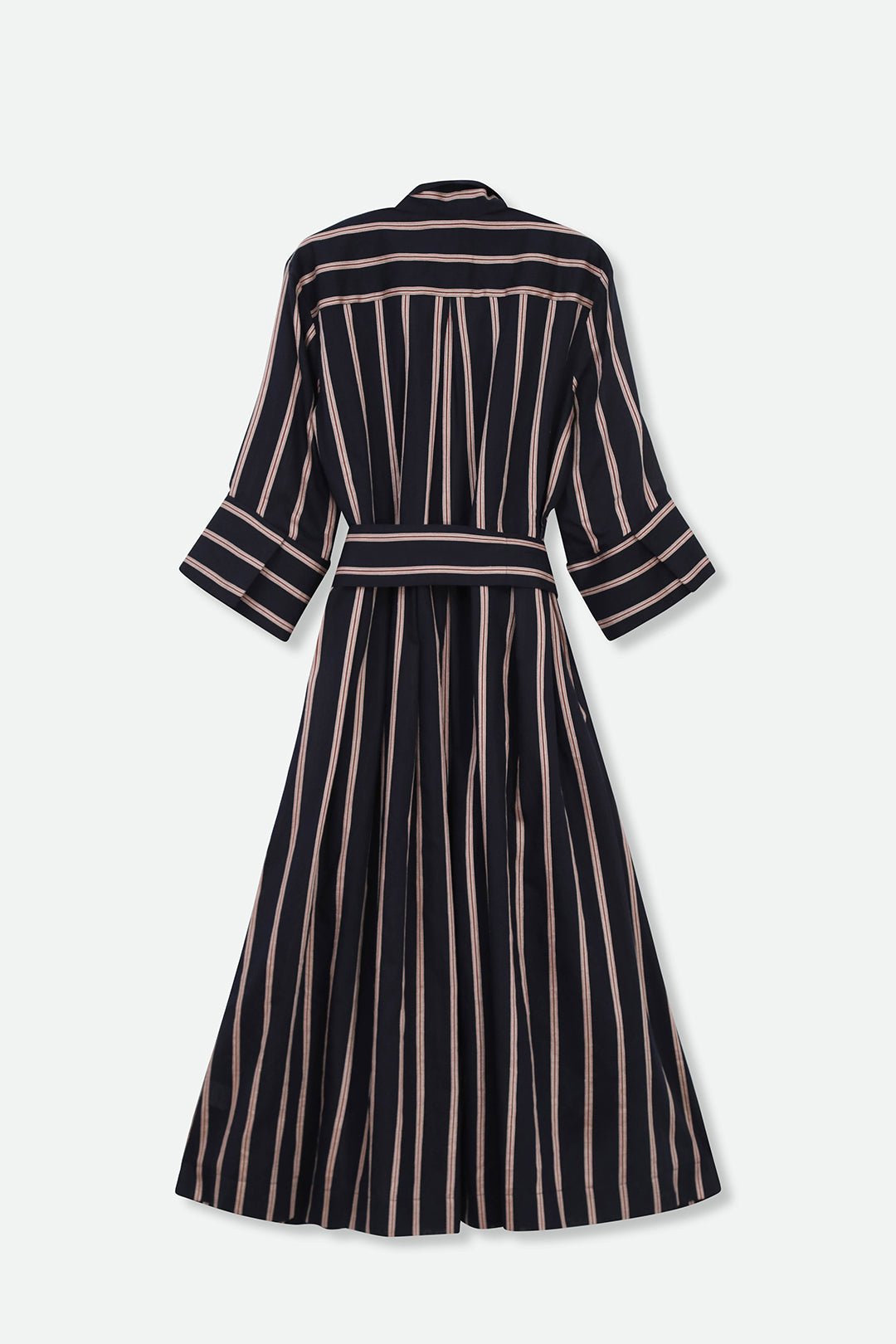 DUNE DRESS IN ITALIAN COTTON STRIPE