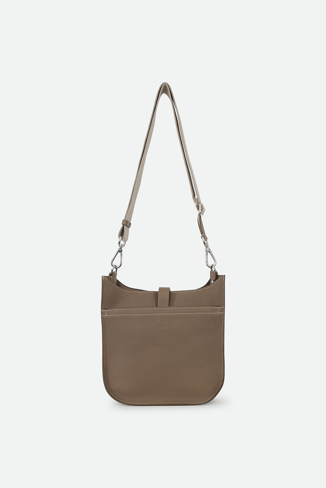 MASSIMA BARONI- Italian leather crossbody bag for women. Capri model, spacious popular and functional cross body bag