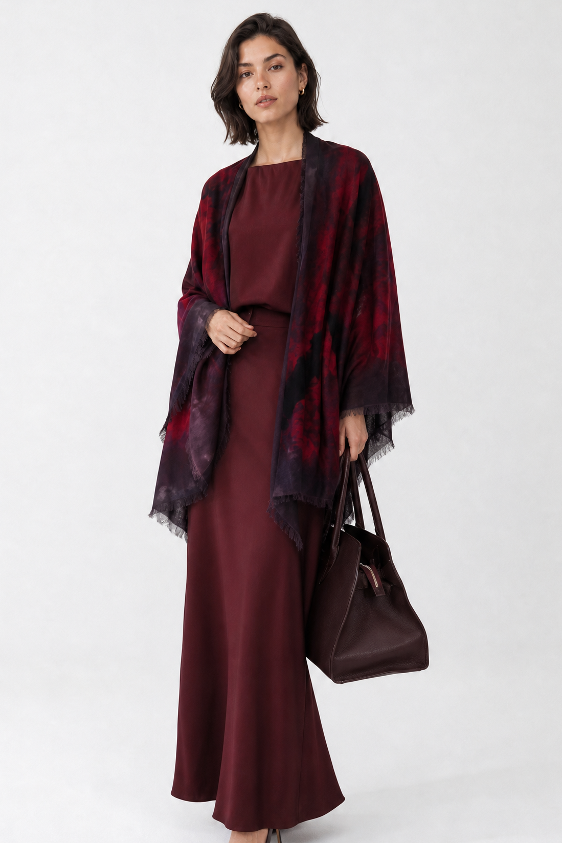NALA BIAS SKIRT IN SILK CHARMEUSE