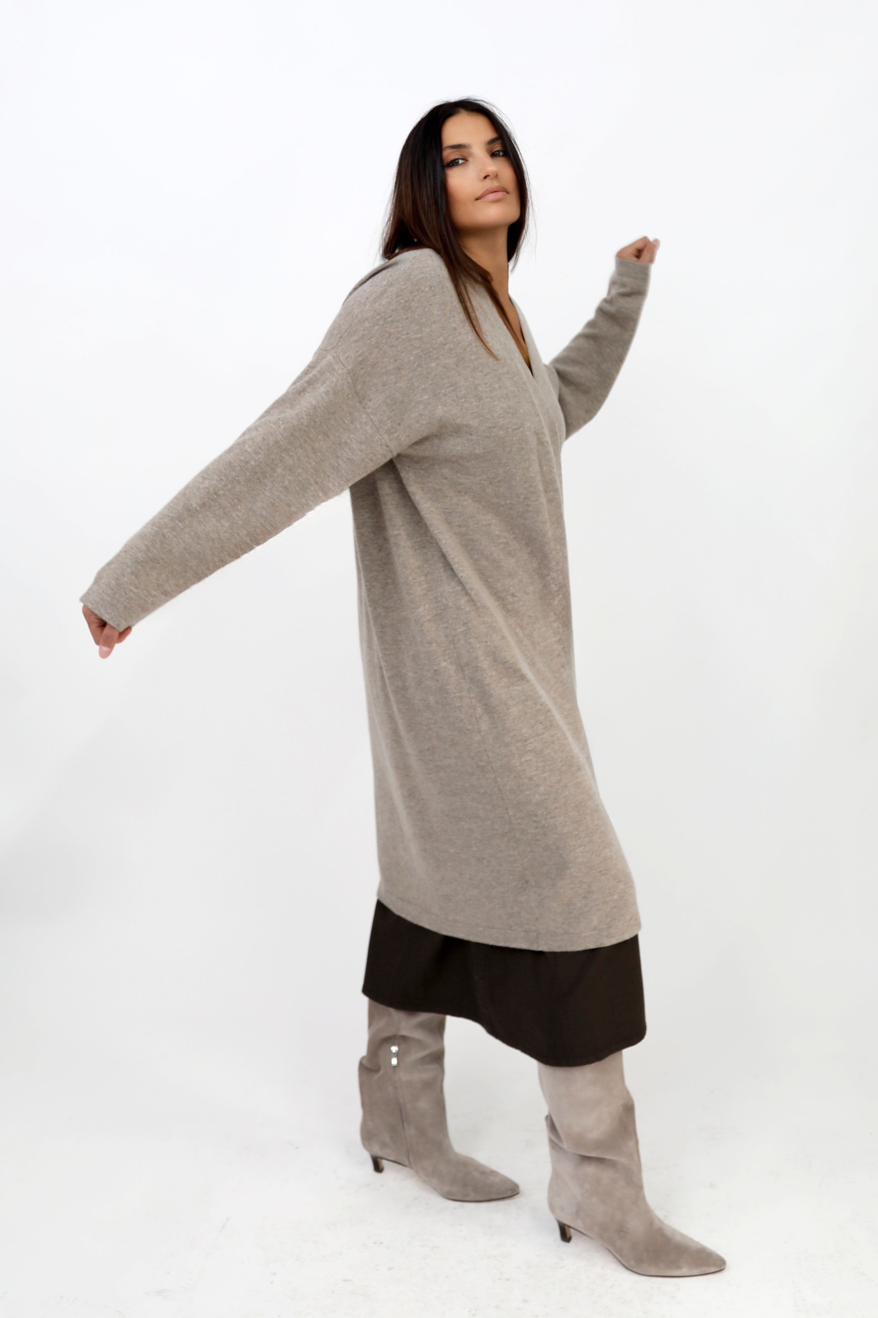 LYON LONG CARDIGAN IN CASHMERE