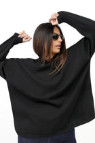 MARLOW OVERSIZED BOXY CREW IN 100% ITALIAN COTTON