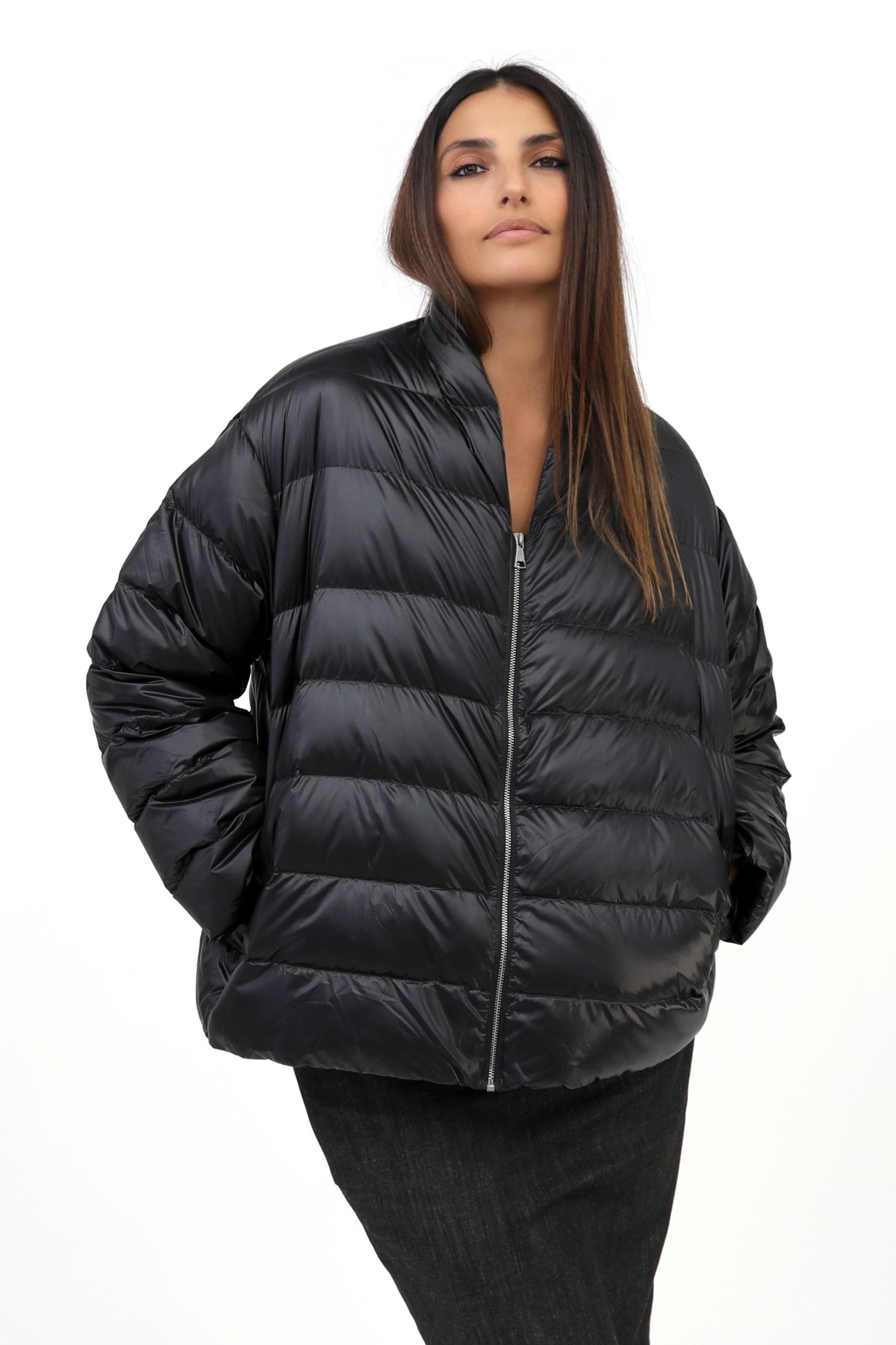 HEIDI LONG SLEEVE ZIP IN ULTRALIGHT GOOSE DOWN