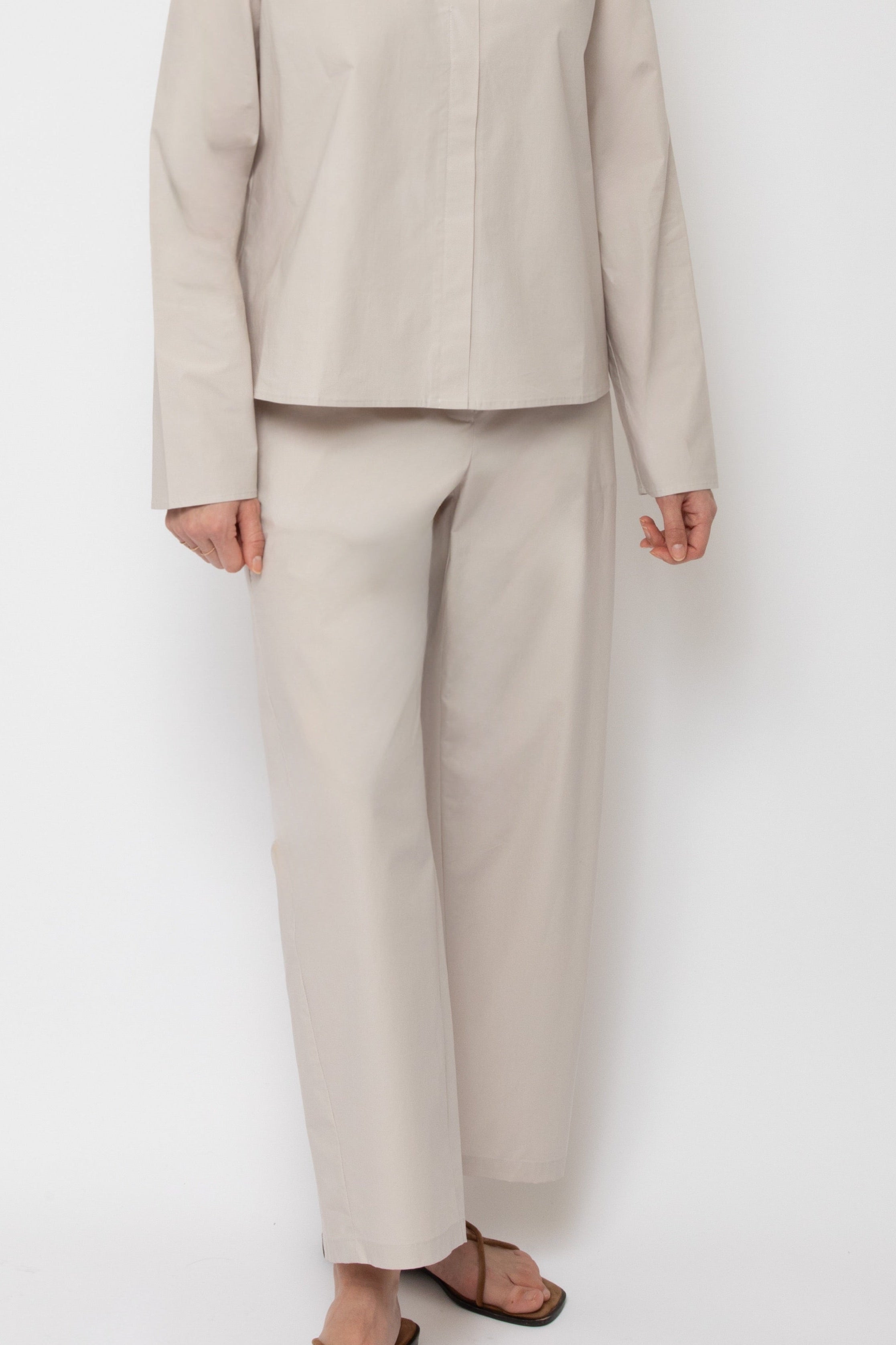 PETRA PANT IN ITALIAN FINE STRETCH COTTON