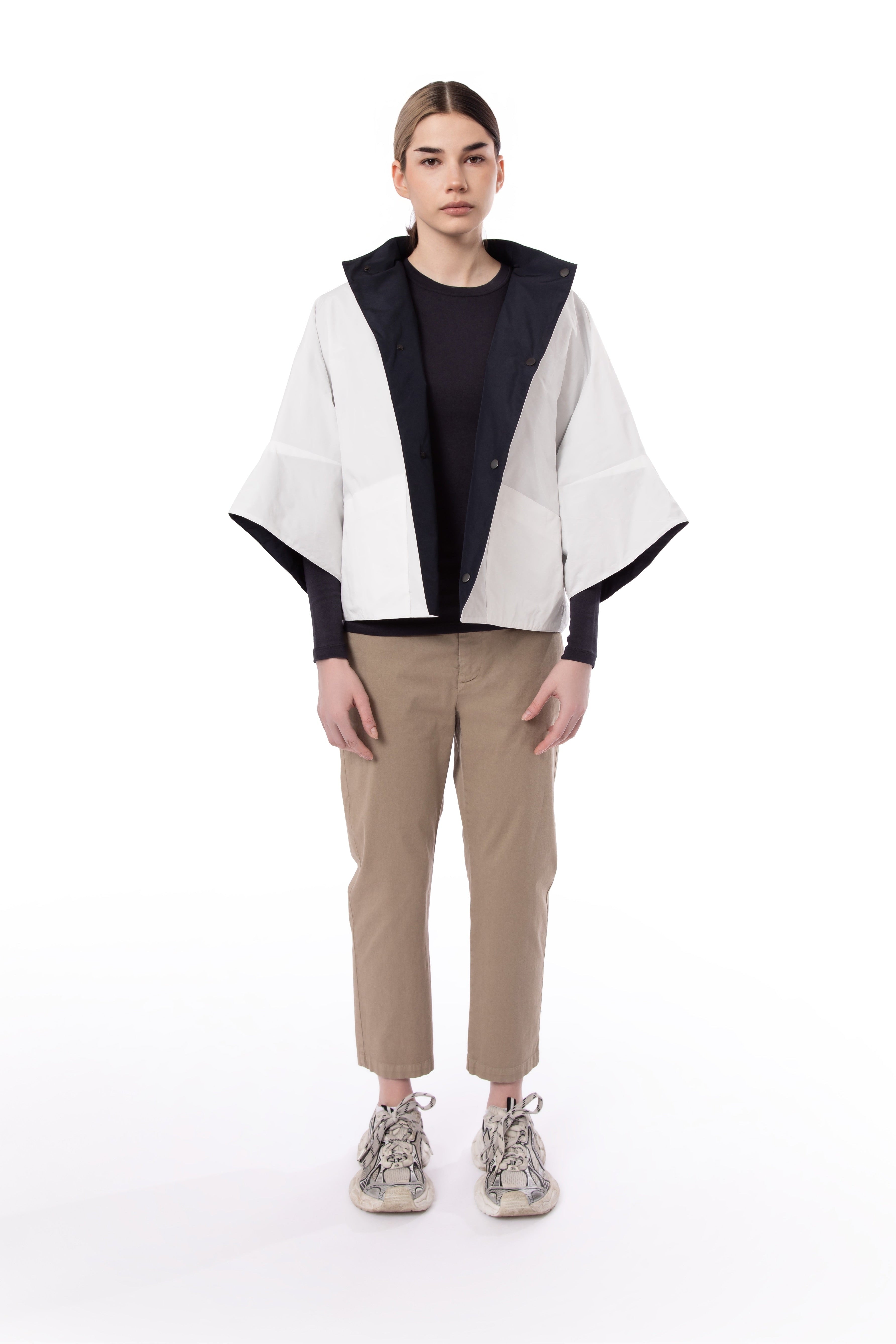 VALE JACKET IN REVERSIBLE TECHNO-SILK TAFFETA