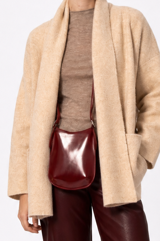 BELLAR BAG IN CORDOVAN LEATHER RED