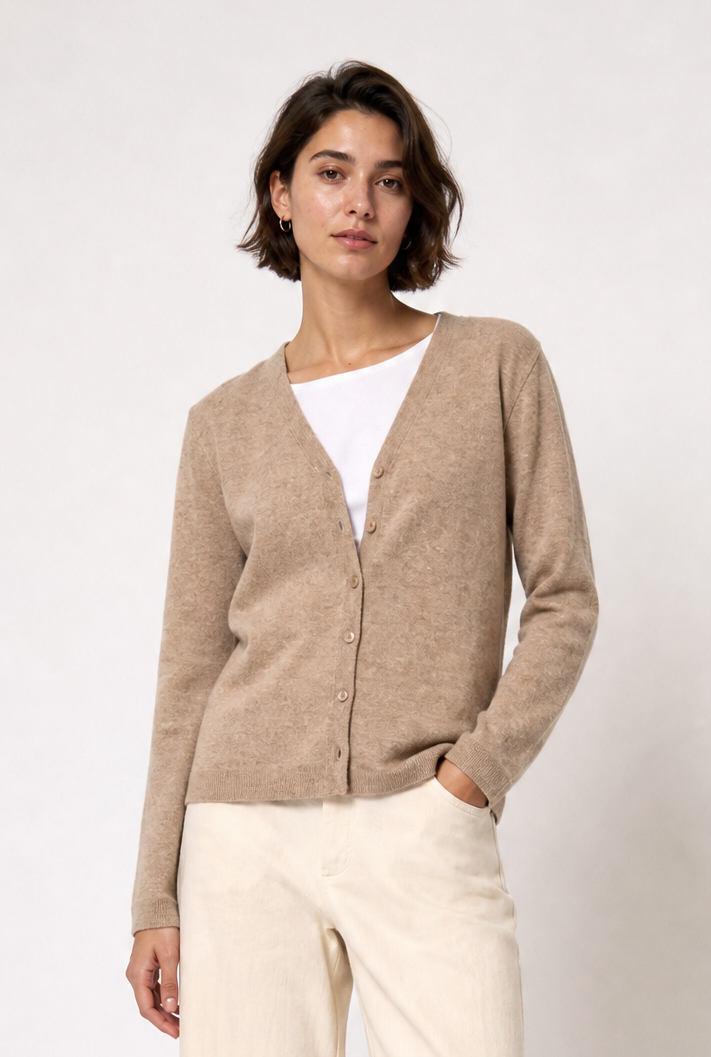 CIRRUS CASHMERE CARDIGAN