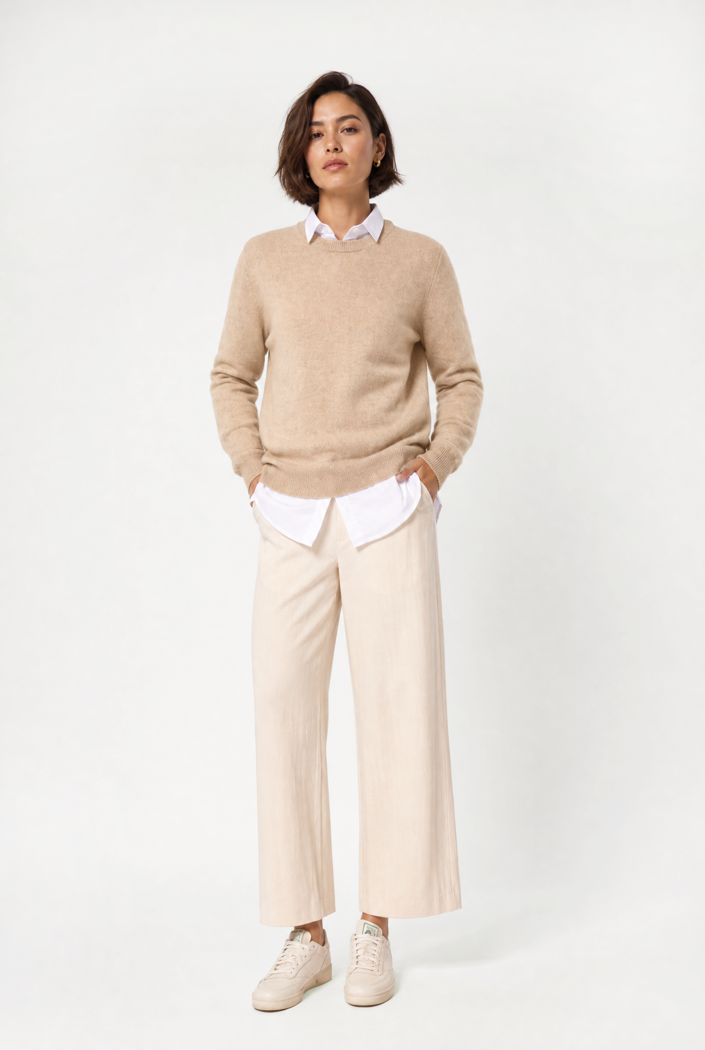 PIPPA PANT IN ITALIAN COTTON STRETCH TWILL