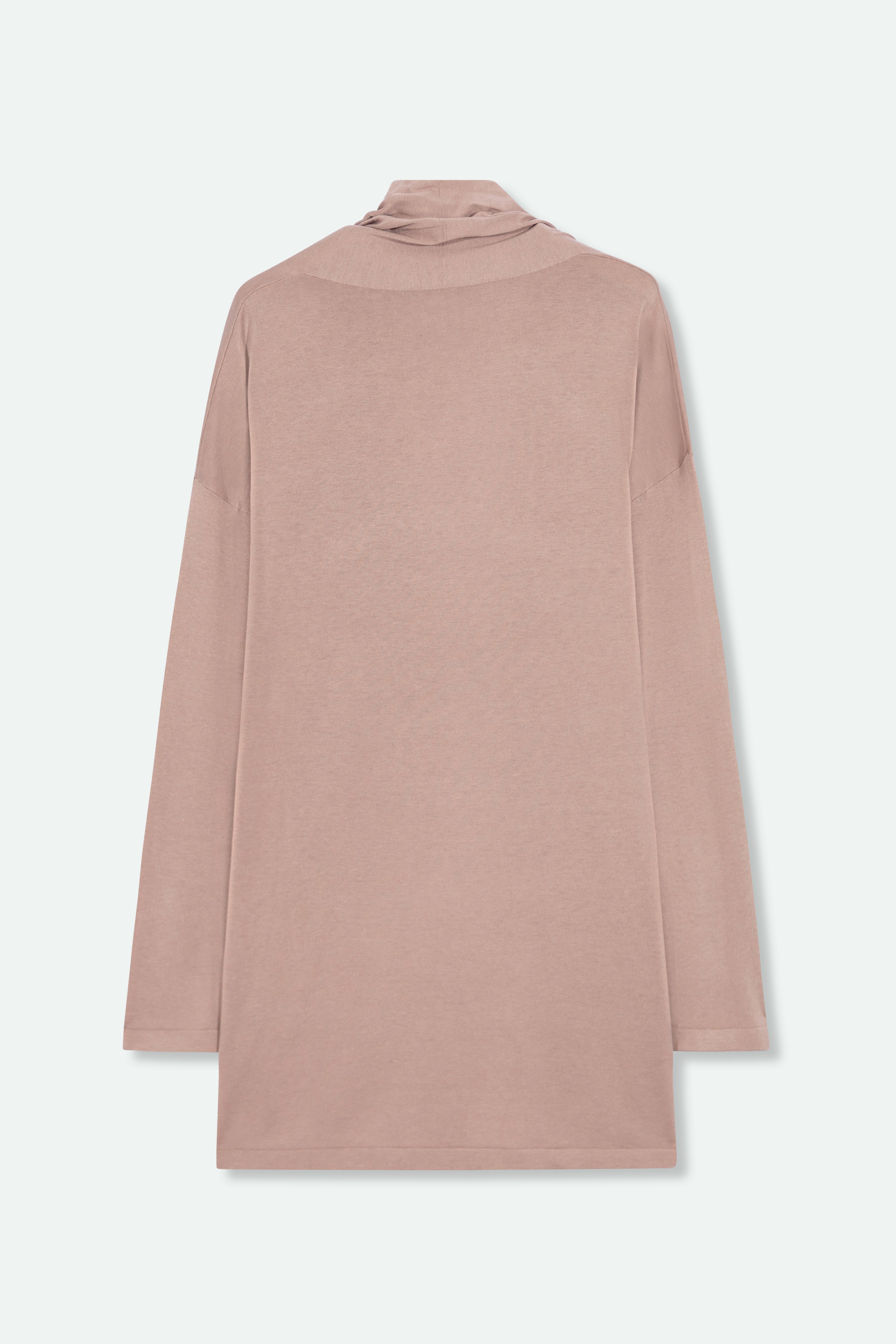 CADE SHAWL CARDIGAN IN FINE GAUGE ITALIAN SILK COTTON