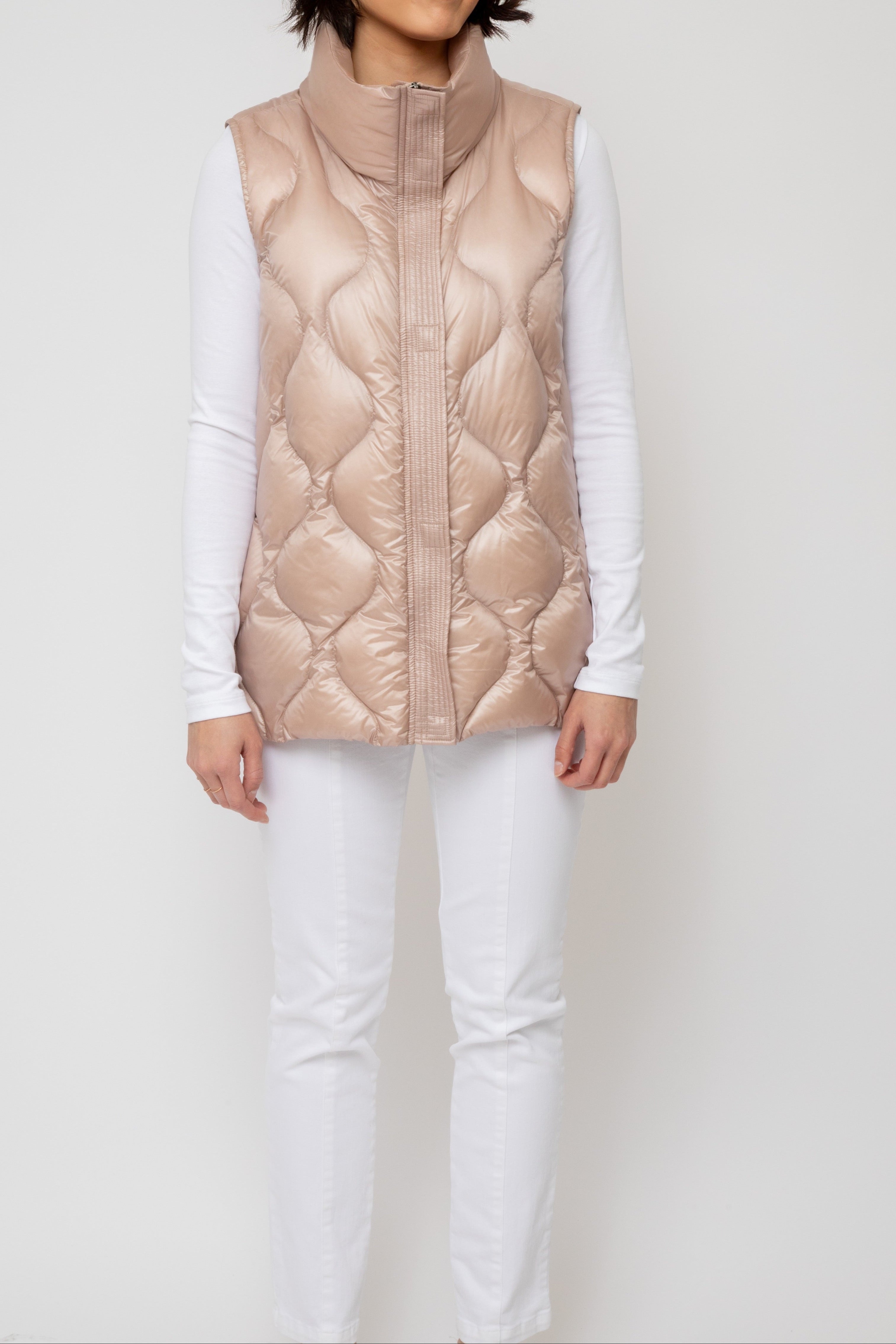 ROSY LUCE ROSY LONG GILET ベージュ M ROSY LUCE – Rosy luce