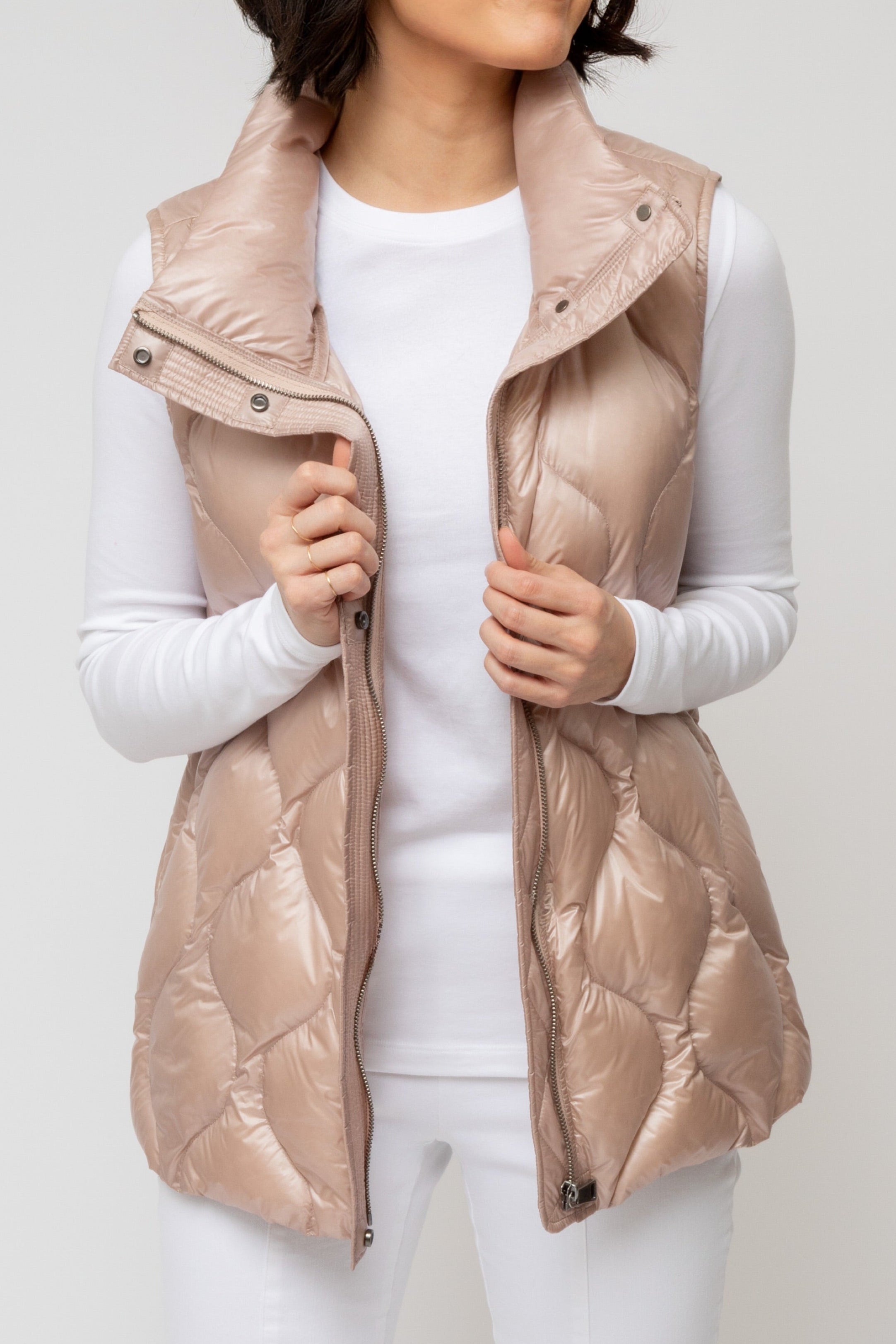 ROSY LUCE ROSY LONG GILET ベージュ M ROSY LUCE – Rosy luce