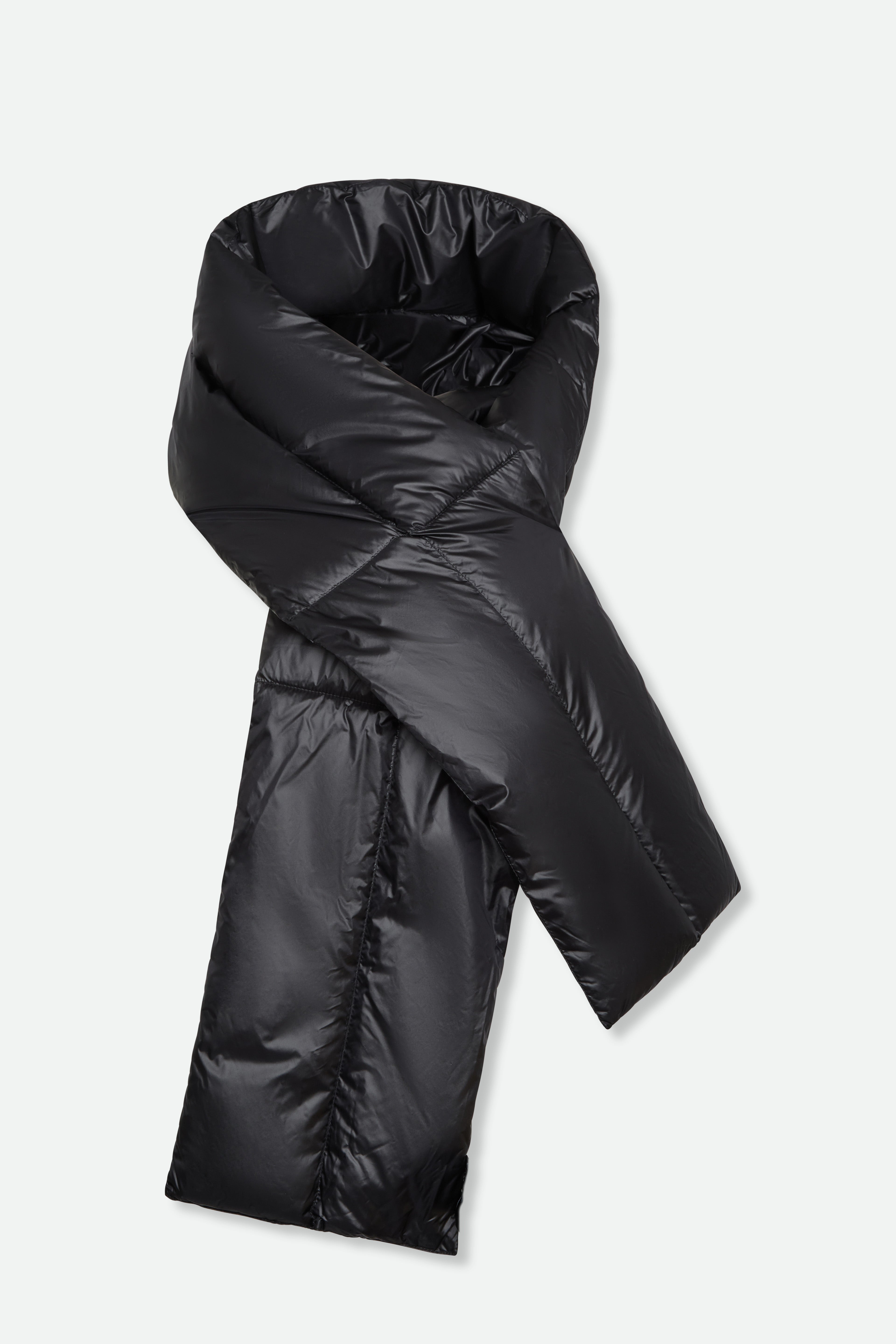 GOOSE DOWN QUILTED SCARF