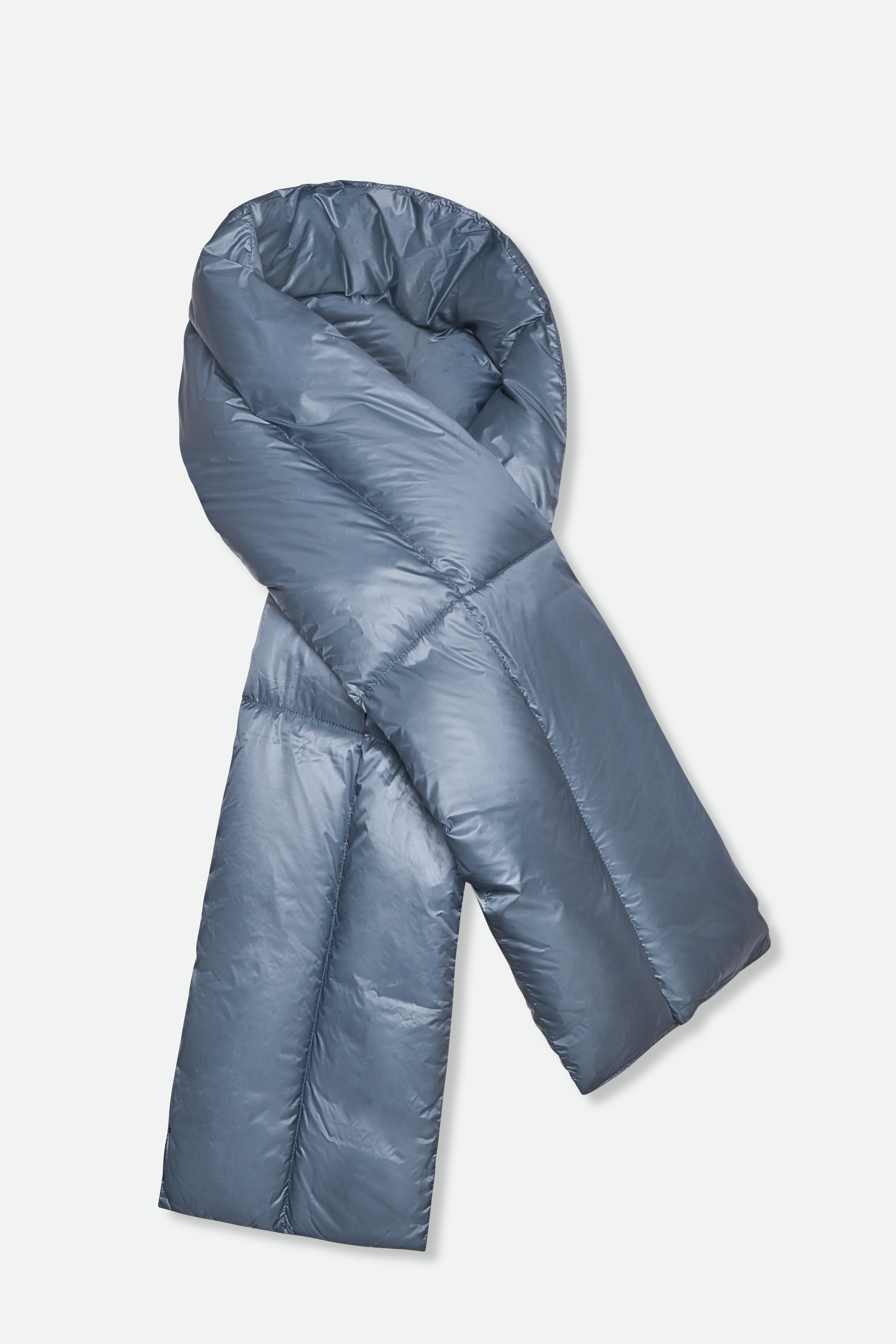 GOOSE DOWN QUILTED SCARF