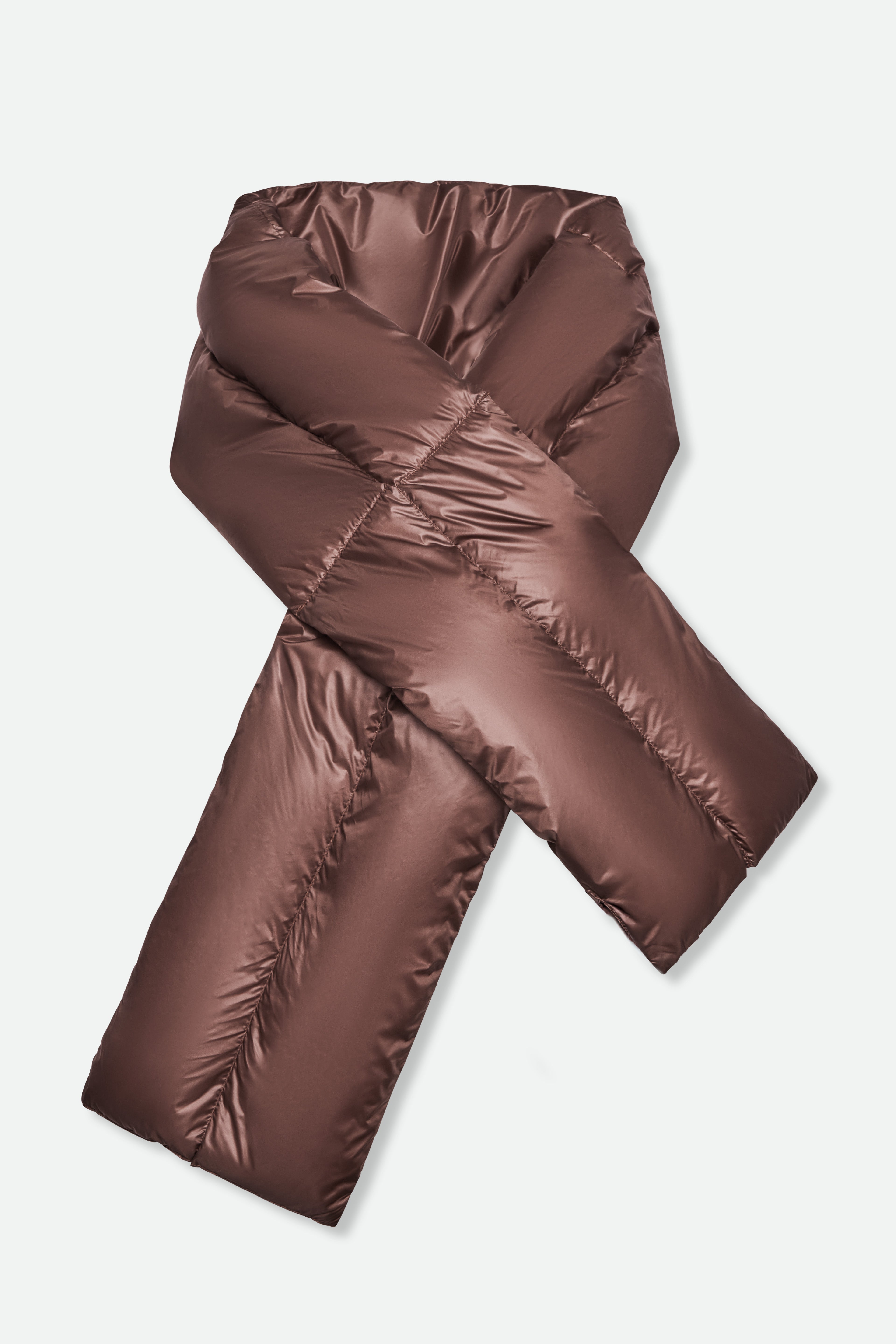 GOOSE DOWN QUILTED SCARF