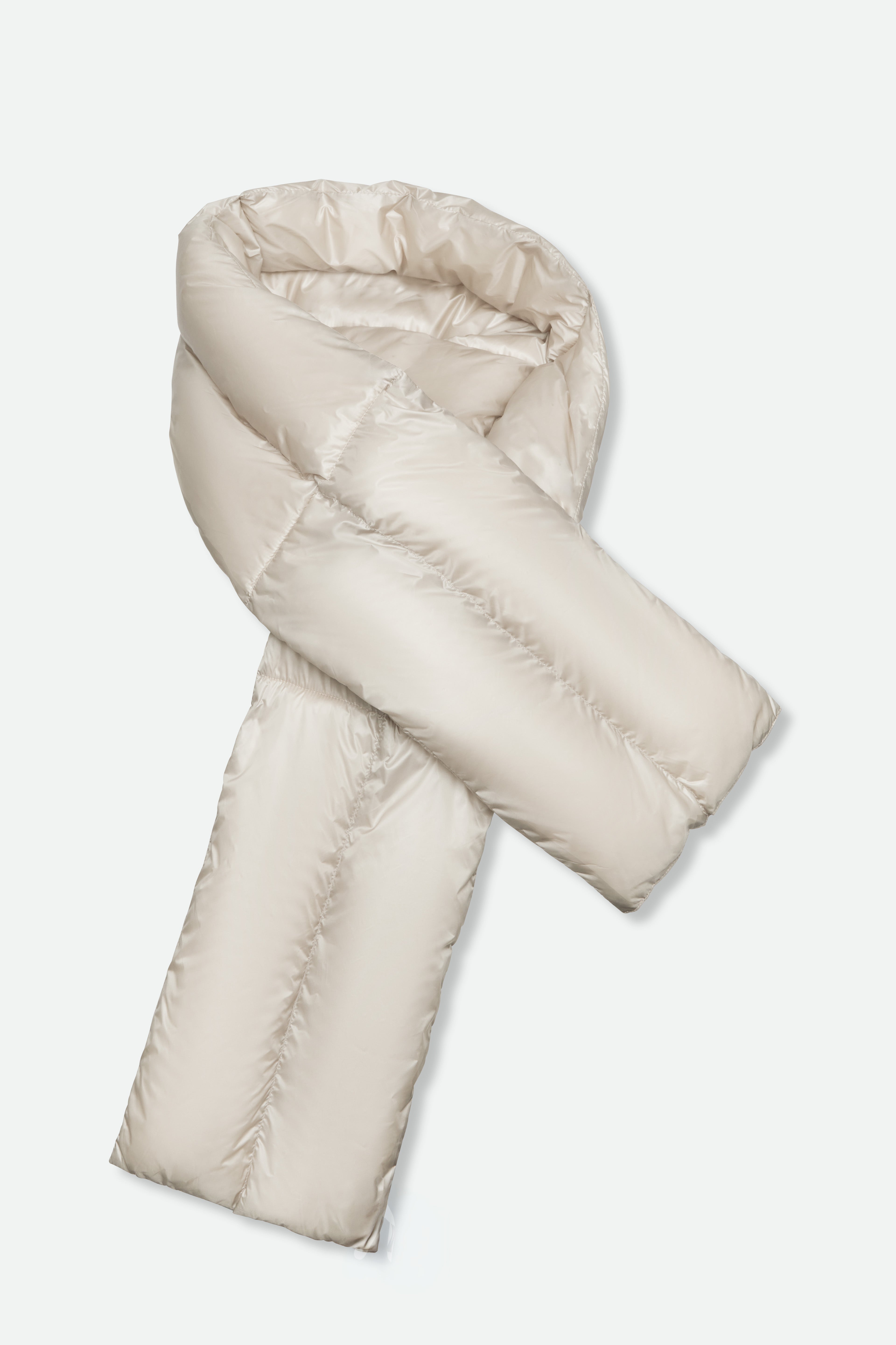 GOOSE DOWN QUILTED SCARF